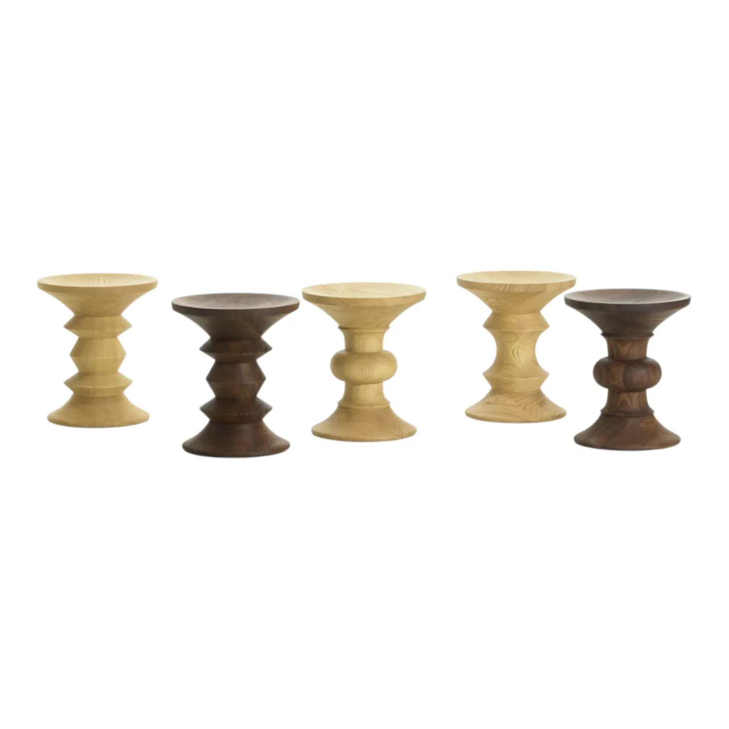 Vitra - Eames Hocker A Kastanie natur