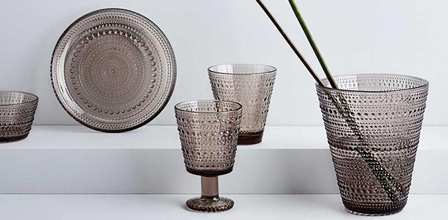 iittala Kastehelmi Weinglas Linen Serie