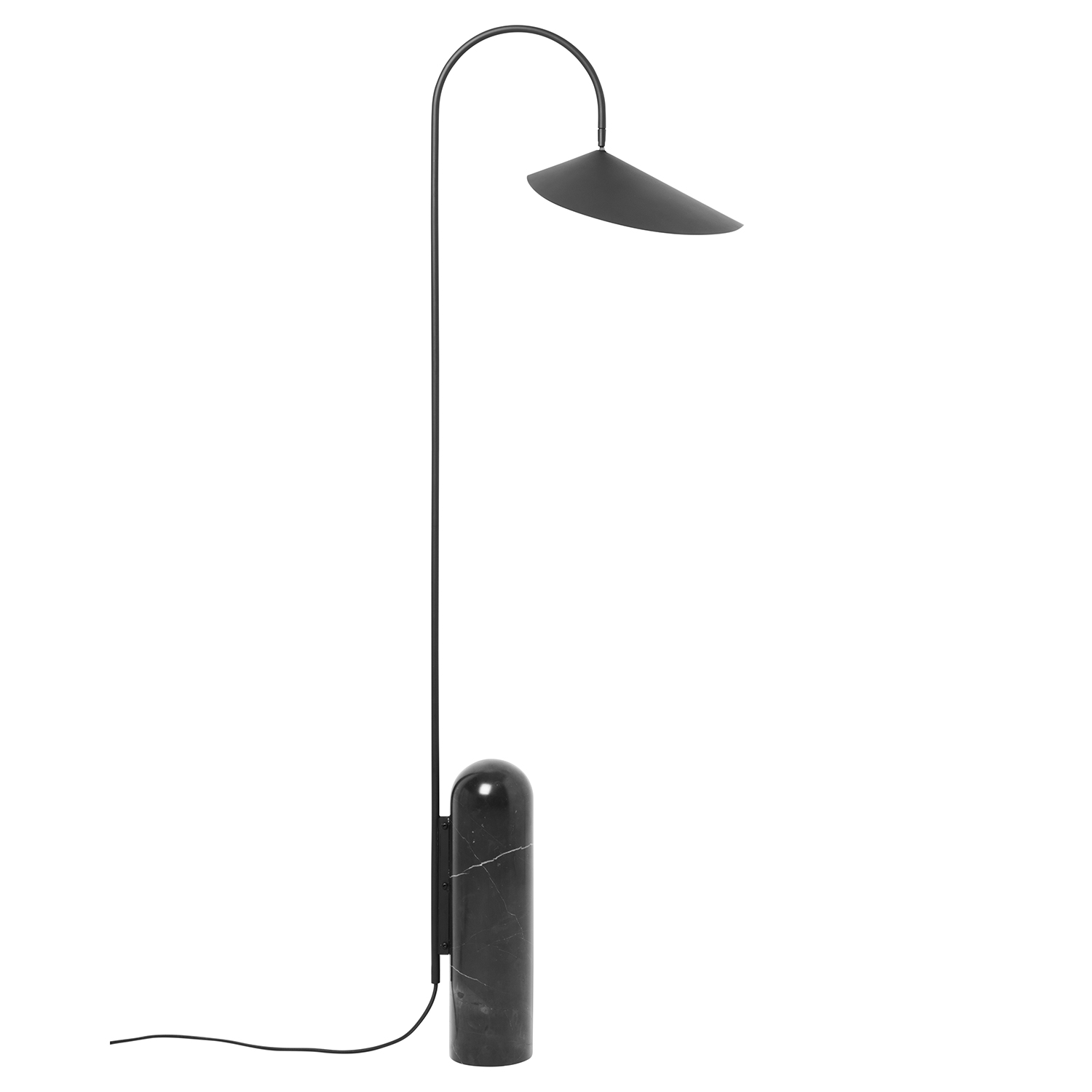 ferm living arum floor lamp schwarz 100133 101 60323