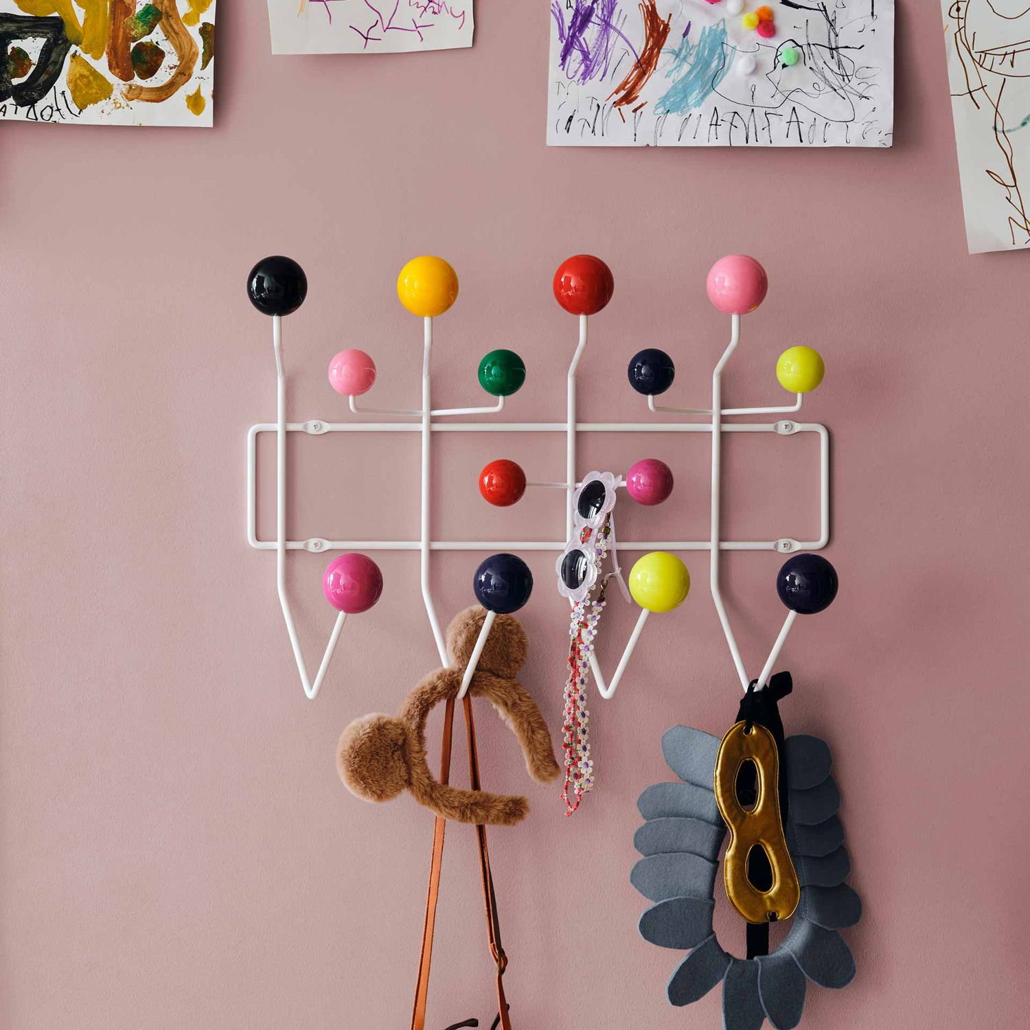 Vitra - Hang it all Garderobe mehrfarbig