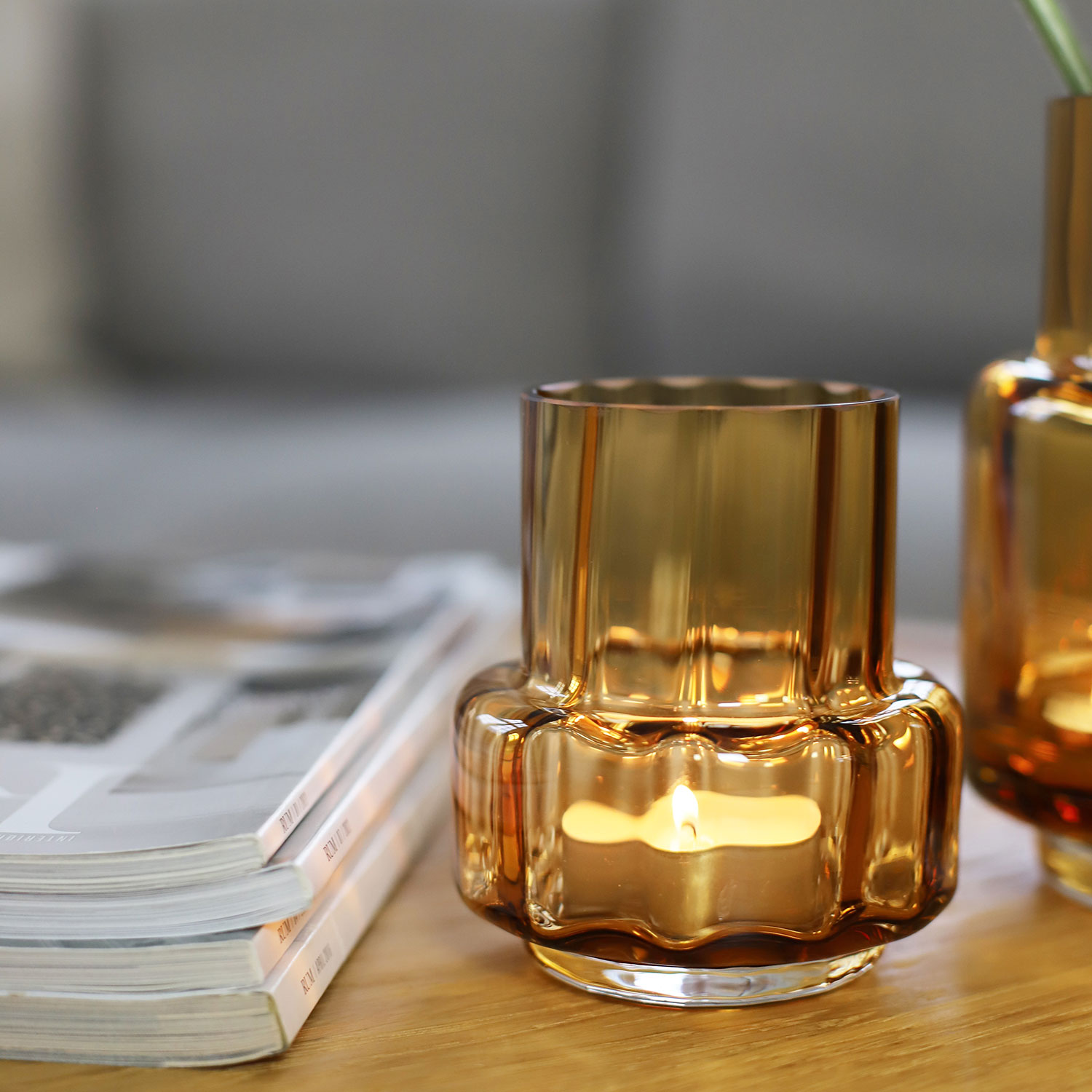 Ro Collection - Hurricane Reflections No. 25 amber