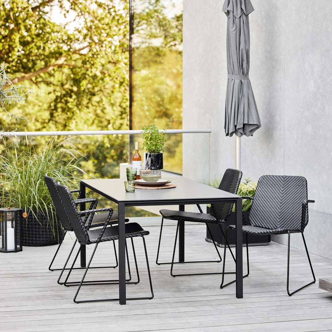 cane line pure esstisch gartentisch 79384