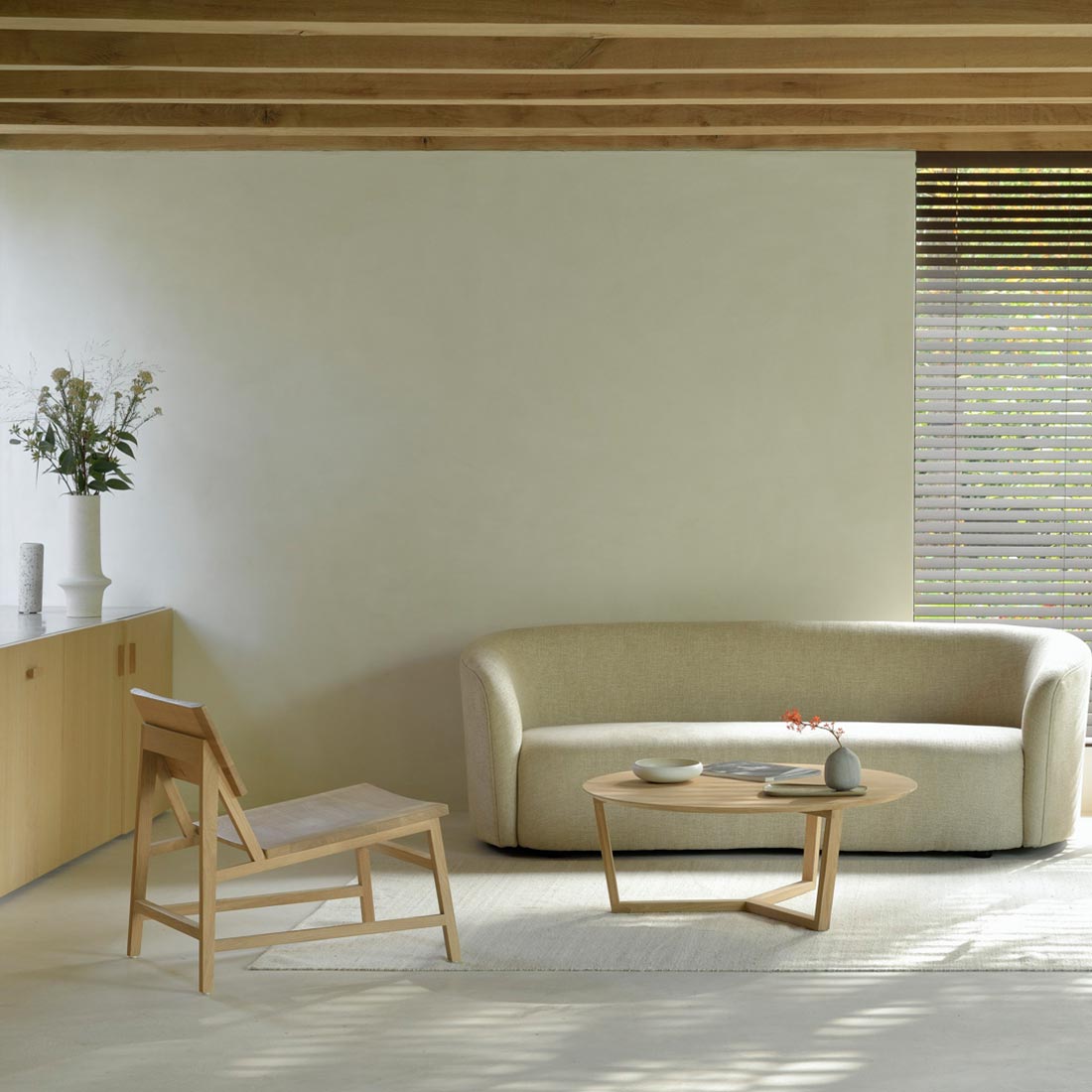 n2 ethnicraft loungesessel ambiente wohnzimmer 89279