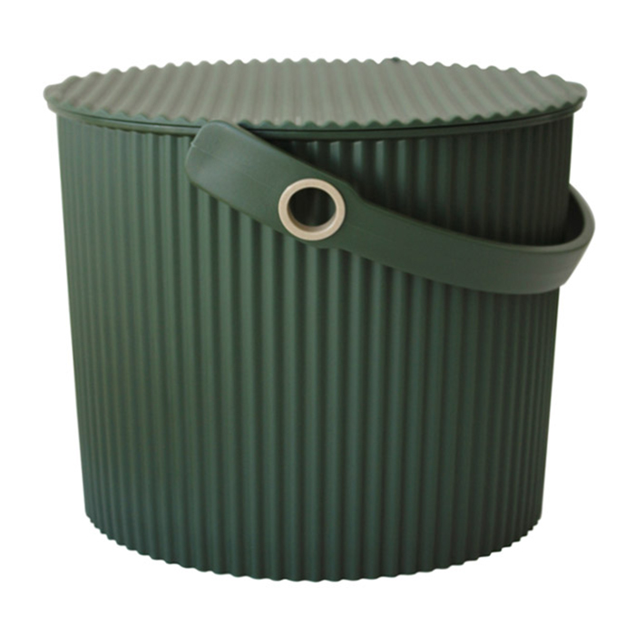 Hachiman - Omnioutil Eimer mit Deckel 8 l dark green