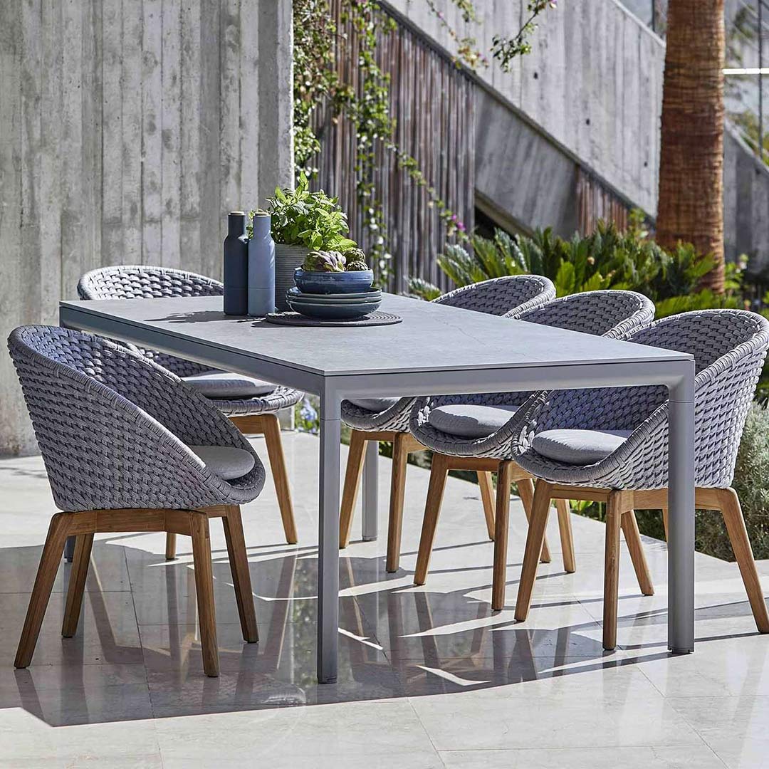 cane line peacock sessel sitzgruppe hellgrau 78405