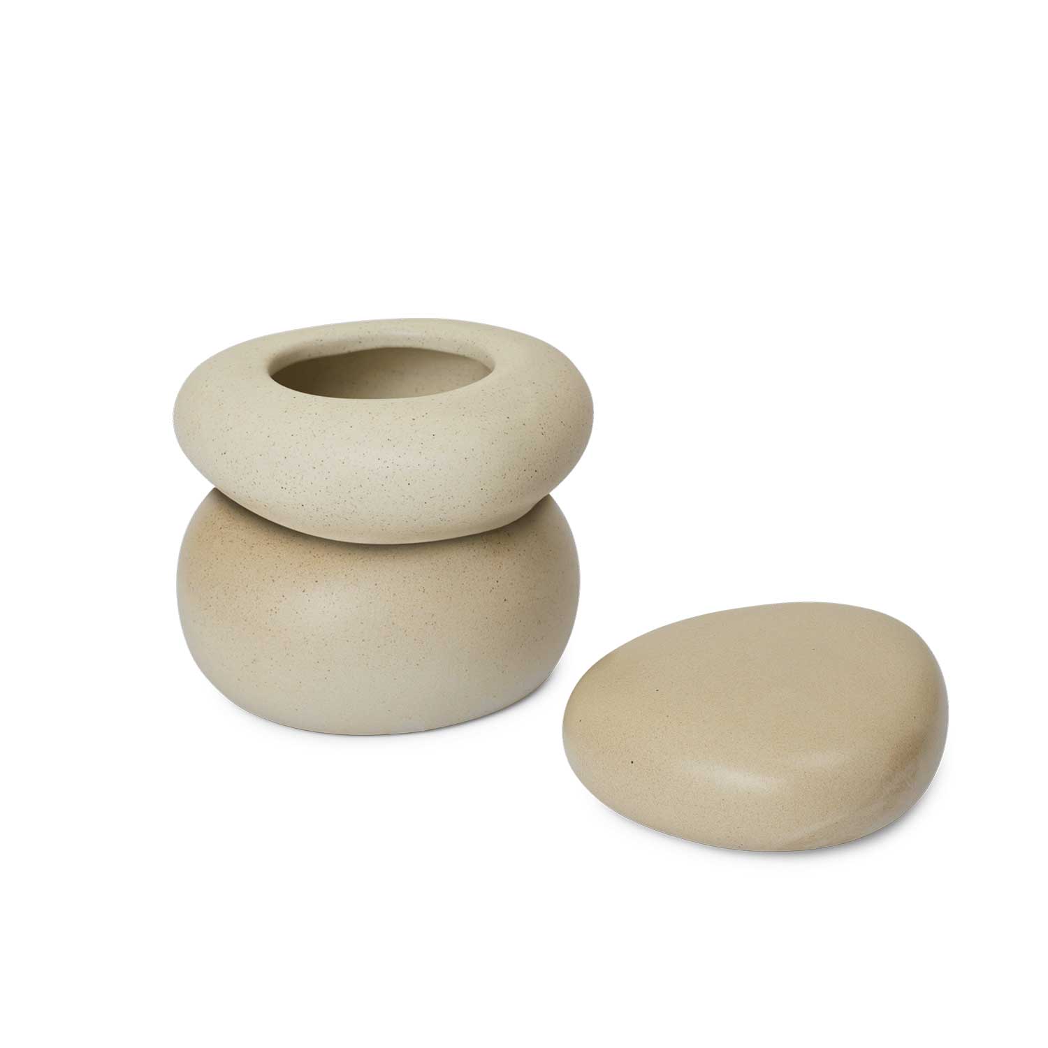 Ferm Living - Pebble Box mittel sand