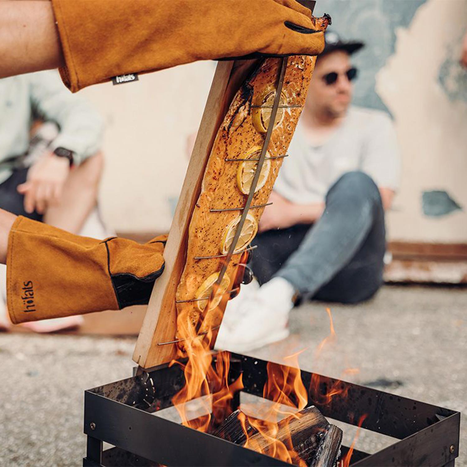 hoefats flammlachsbrett grillkorb 94713