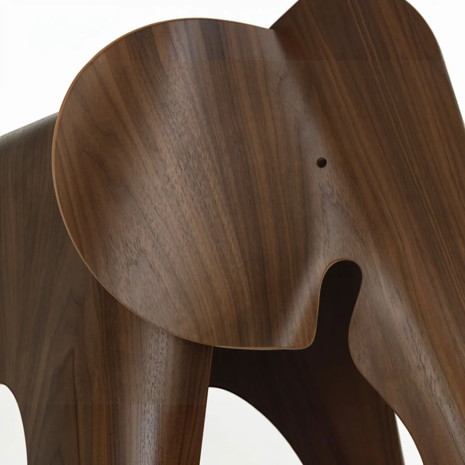 Vitra - Eames Elephant Plywood Nussbaum natur