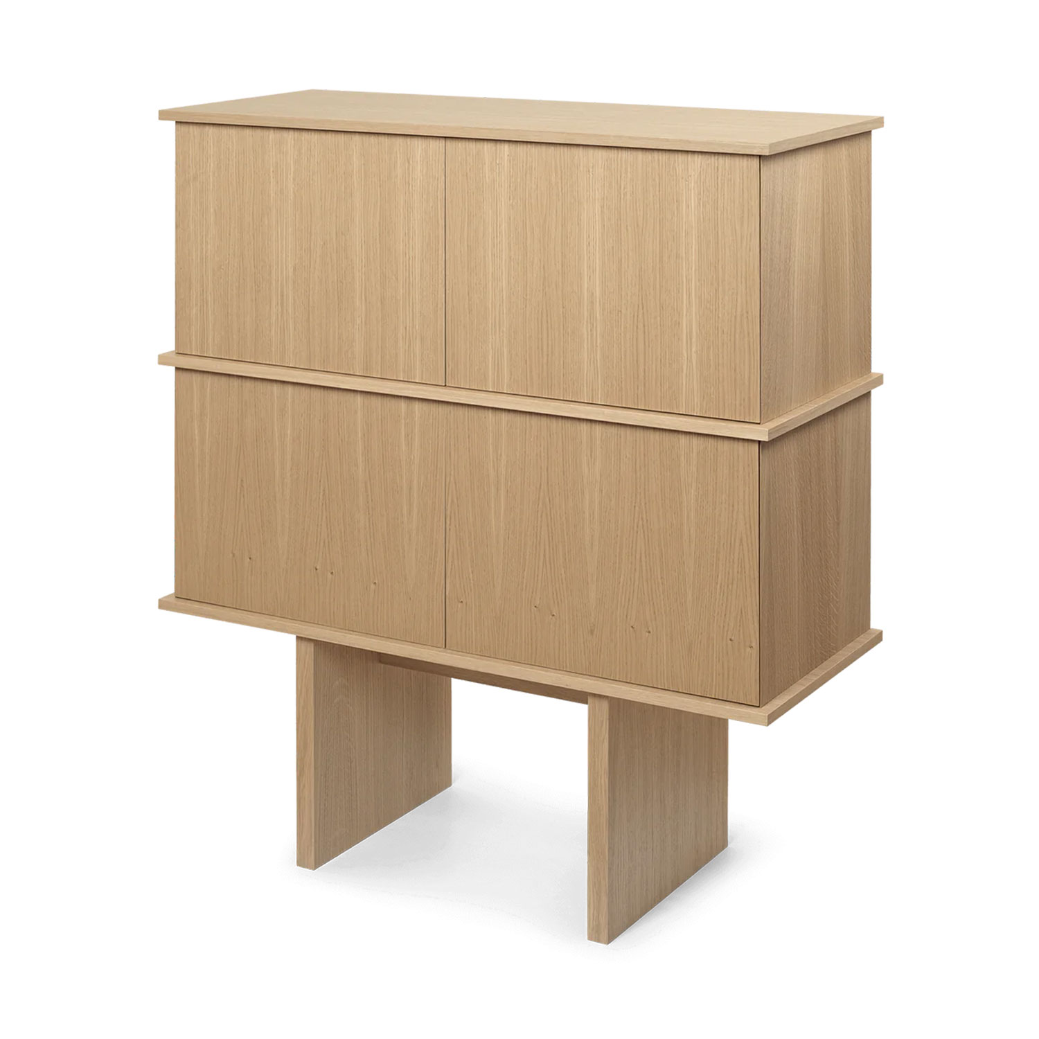 ferm LIVING Stilt Sideboard doppelt eiche natur 1104270263 schraeg 104352