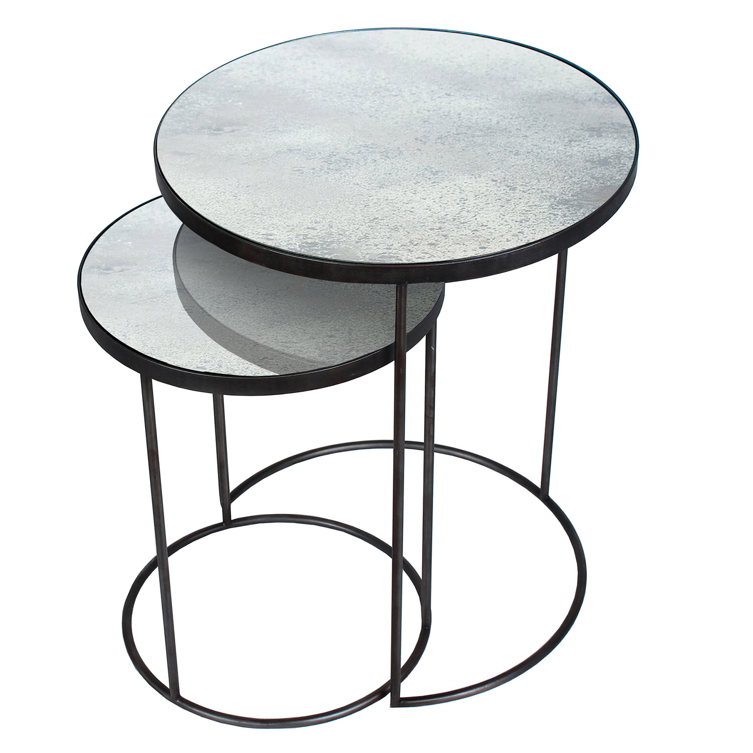 notre monde beistelltisch set hoch clear 57552