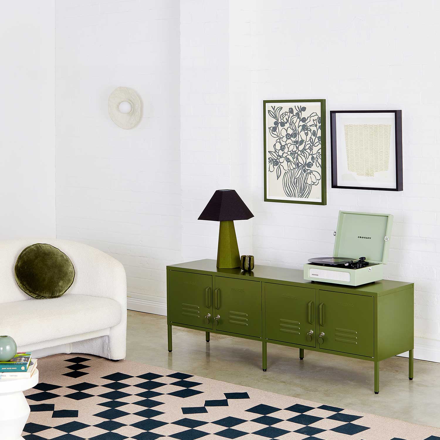 The Standard Olive Mustard Made Locker Living 102960