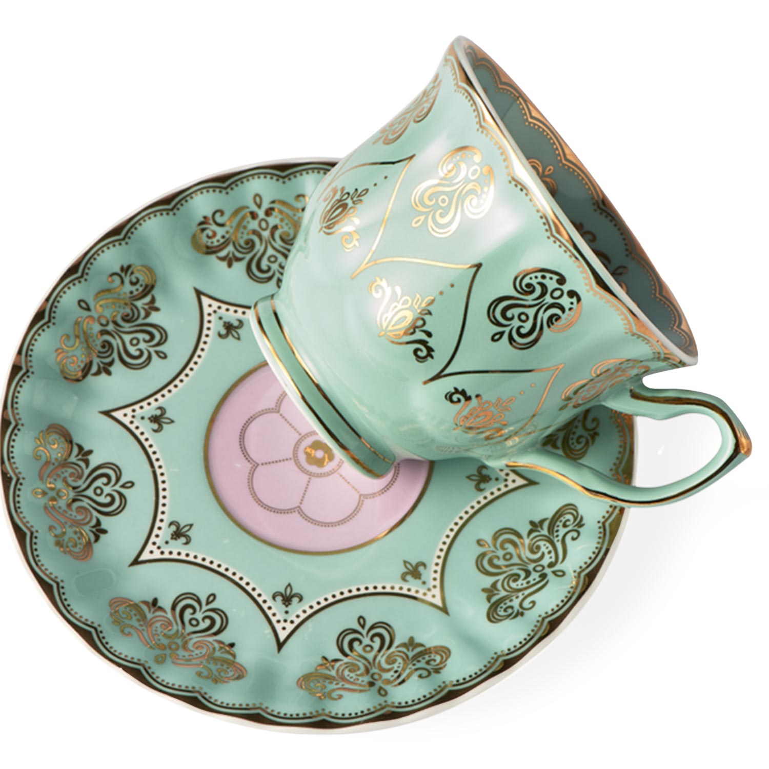 pols potten grandpa teetassen gruen liegend 95857