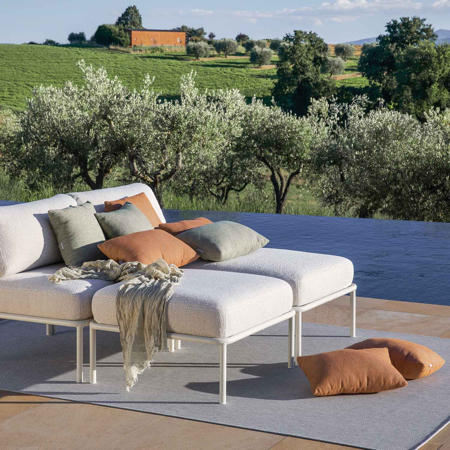 Vermobil - Rückenkissen 50x30 cm kupfer