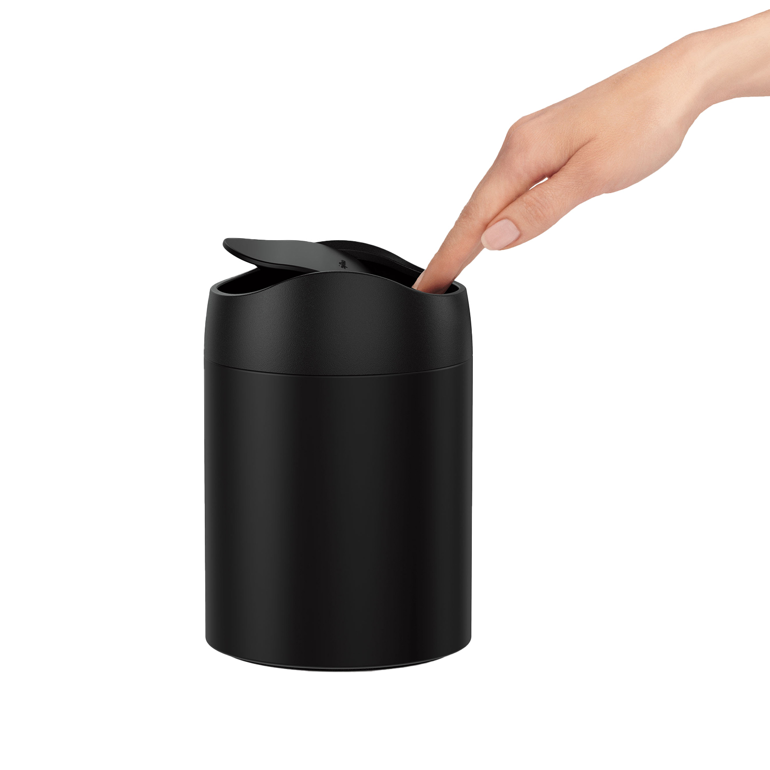 simplehuman mini abfalleimer schwarz deckel 98529