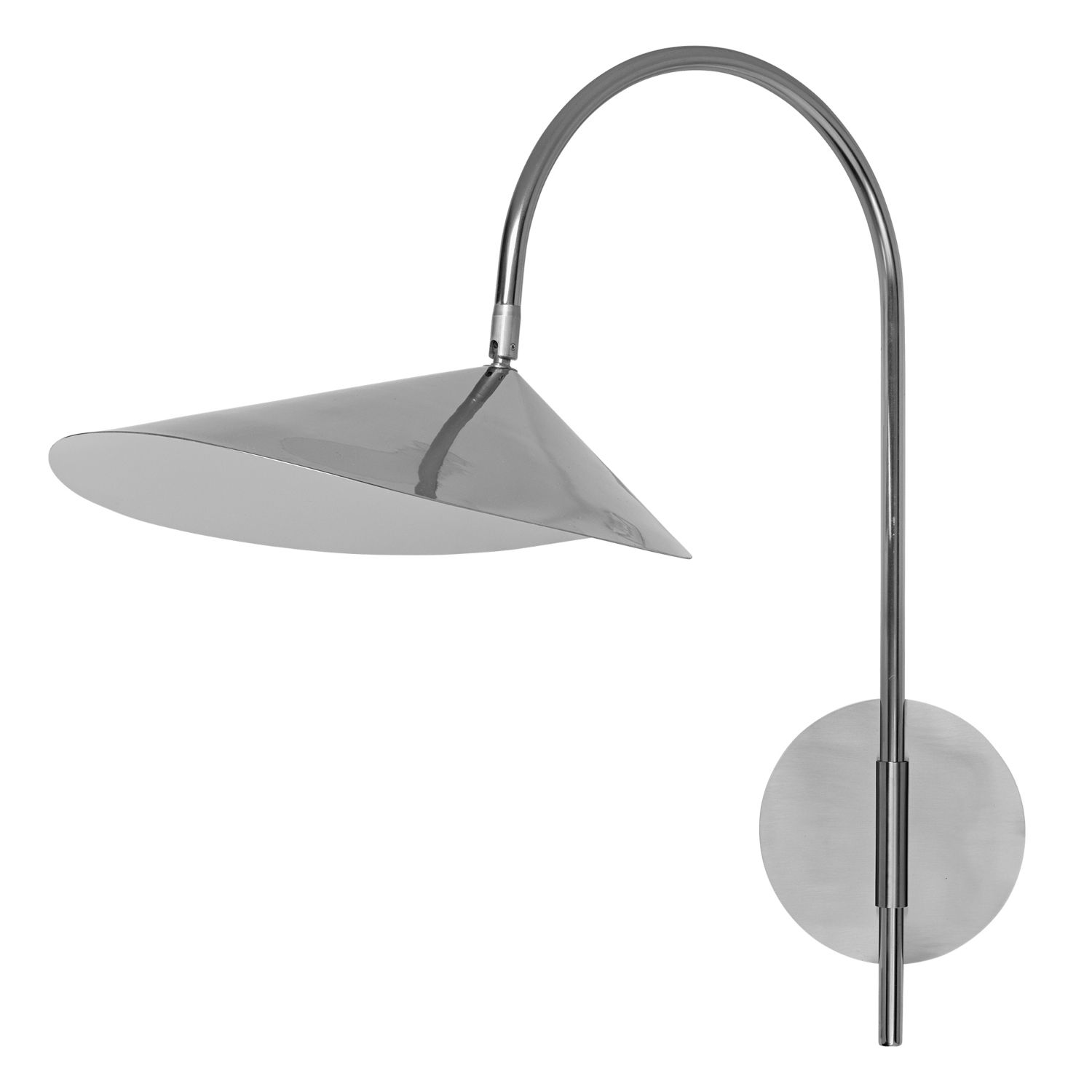 Ferm Living - Arum Swivel Wandlampe Edelstahl