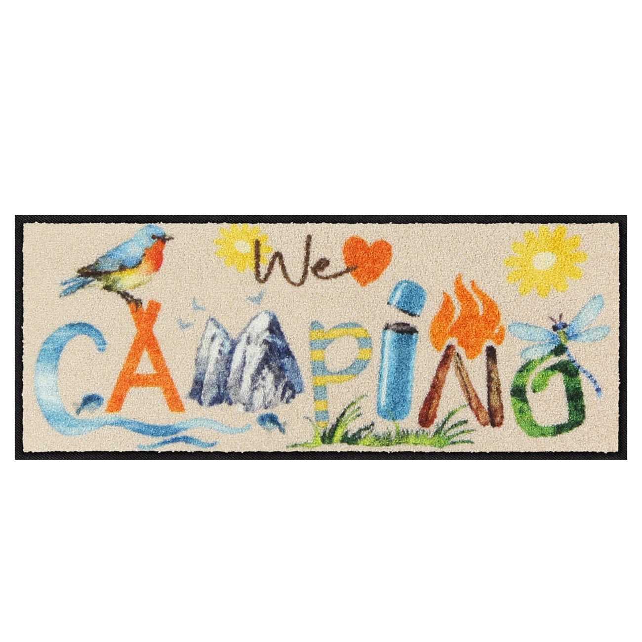 Salonlöwe - Camping Lovers 30x75 cm Fußmatte