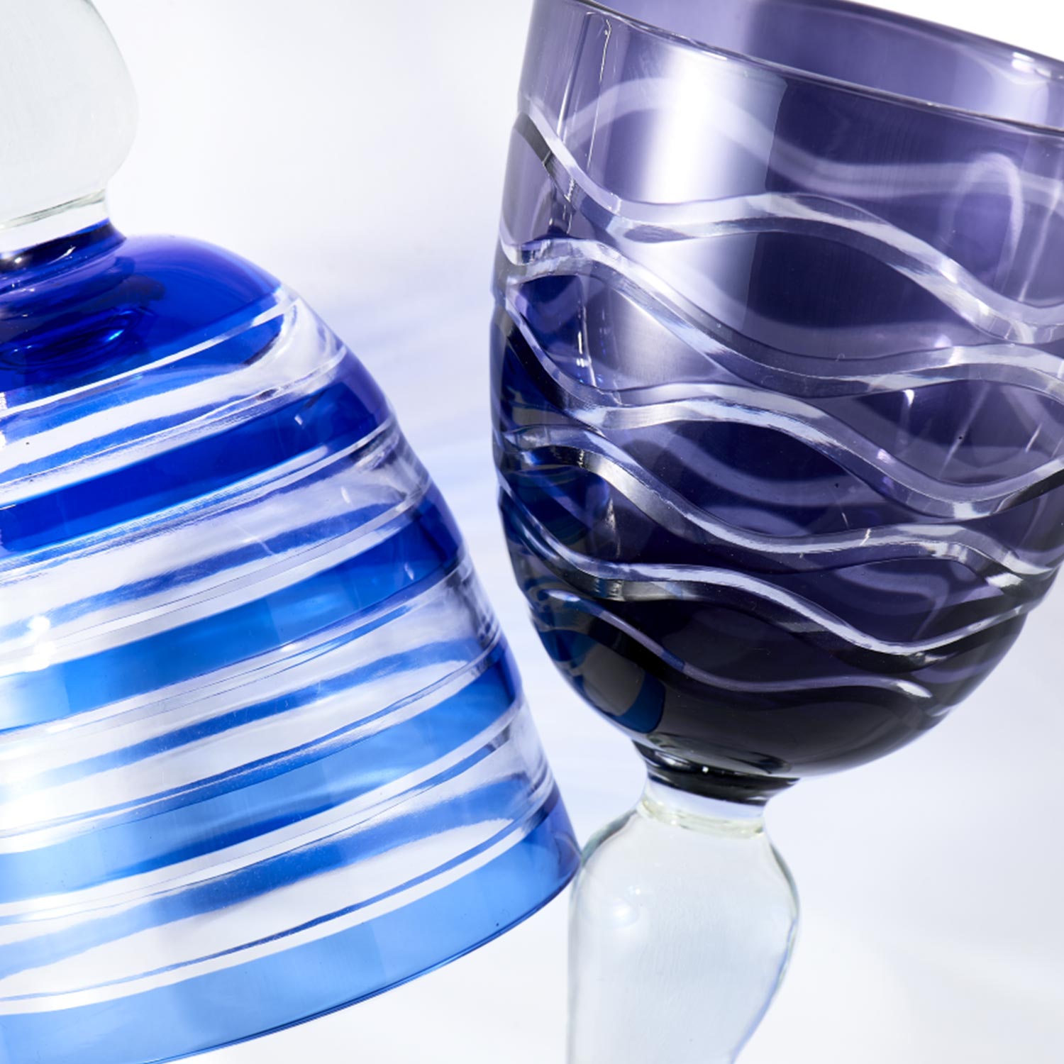 Pols Potten - Cobalt Weingläser Mix 6er-Set