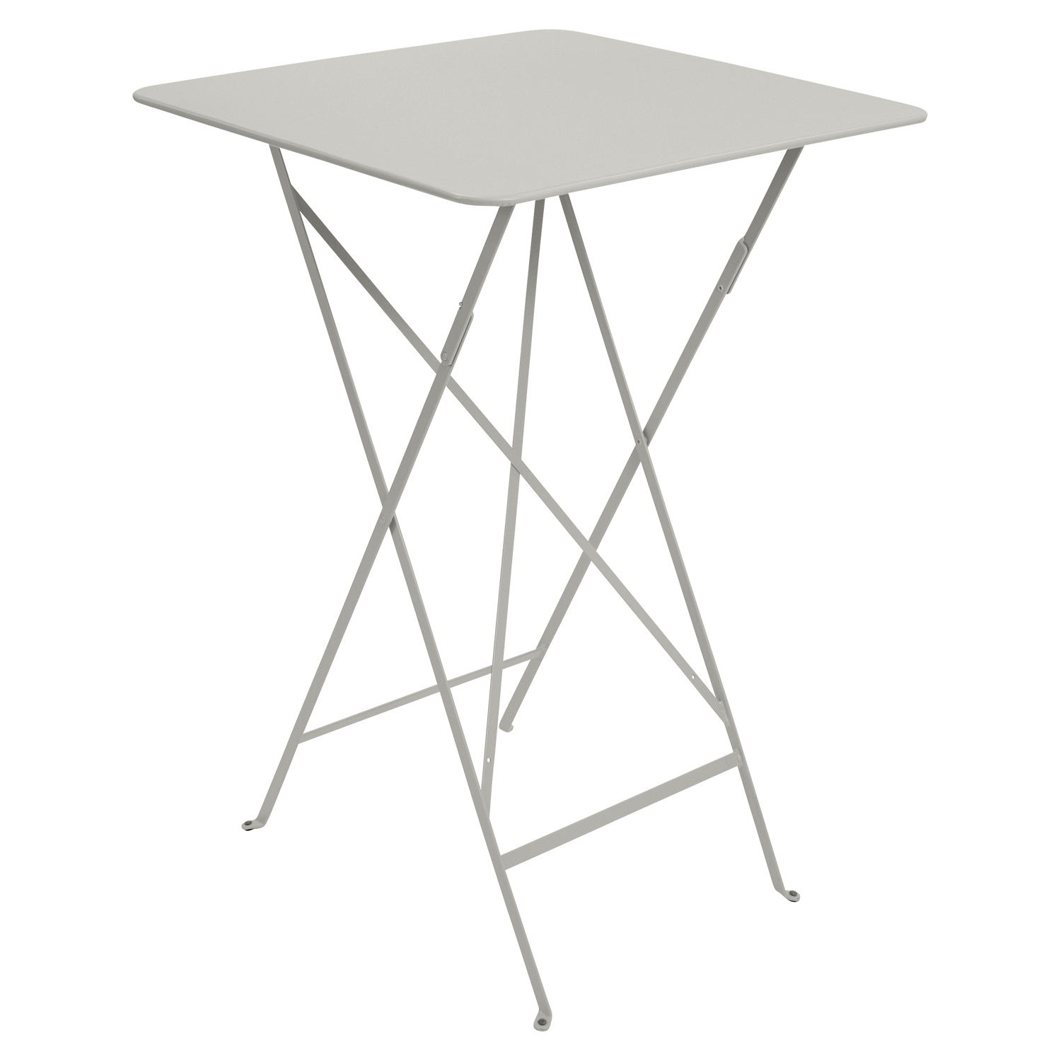 Fermob - Bistro Outdoor Stehtisch 71x71 cm lehmgrau