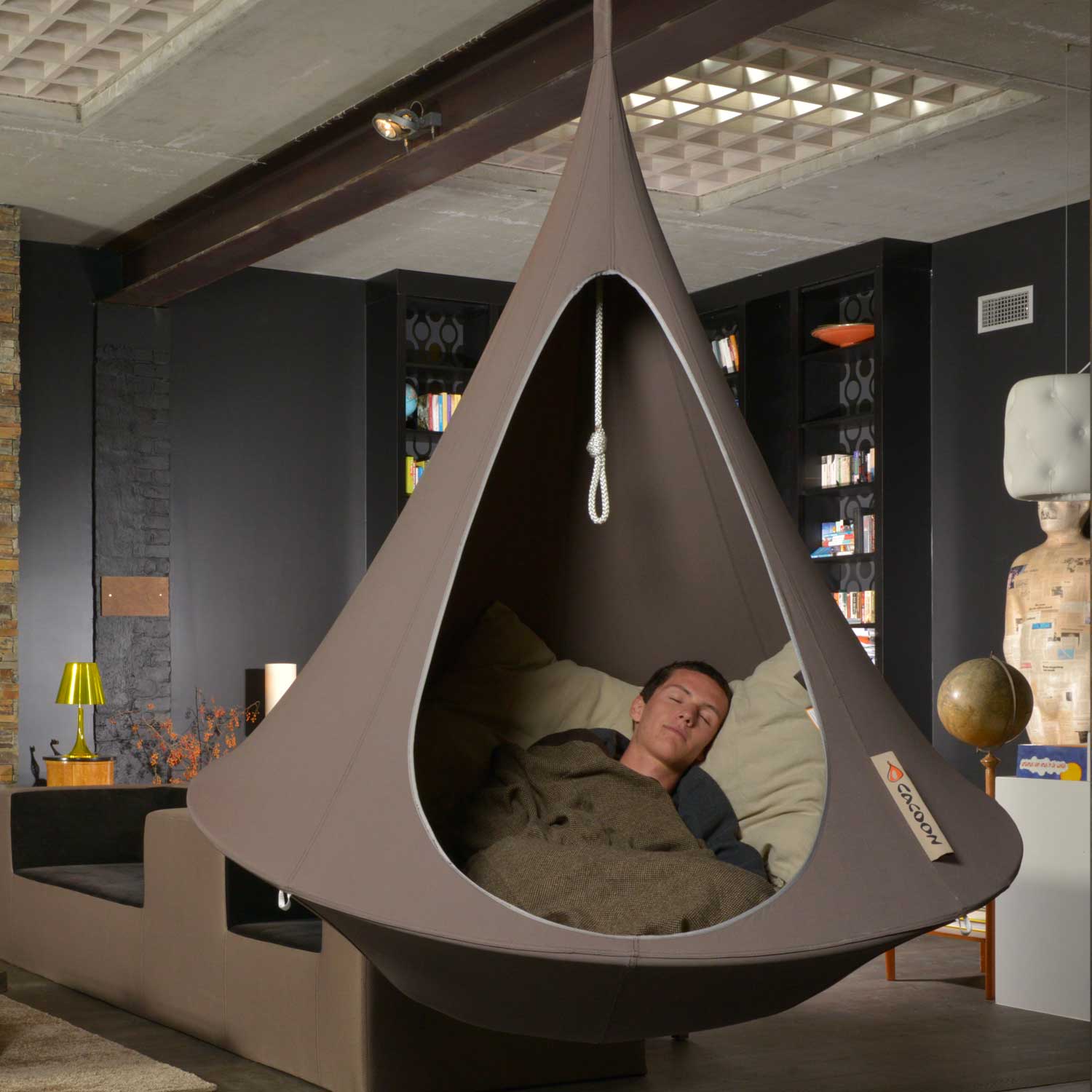 cacoon single taupe 2 24497