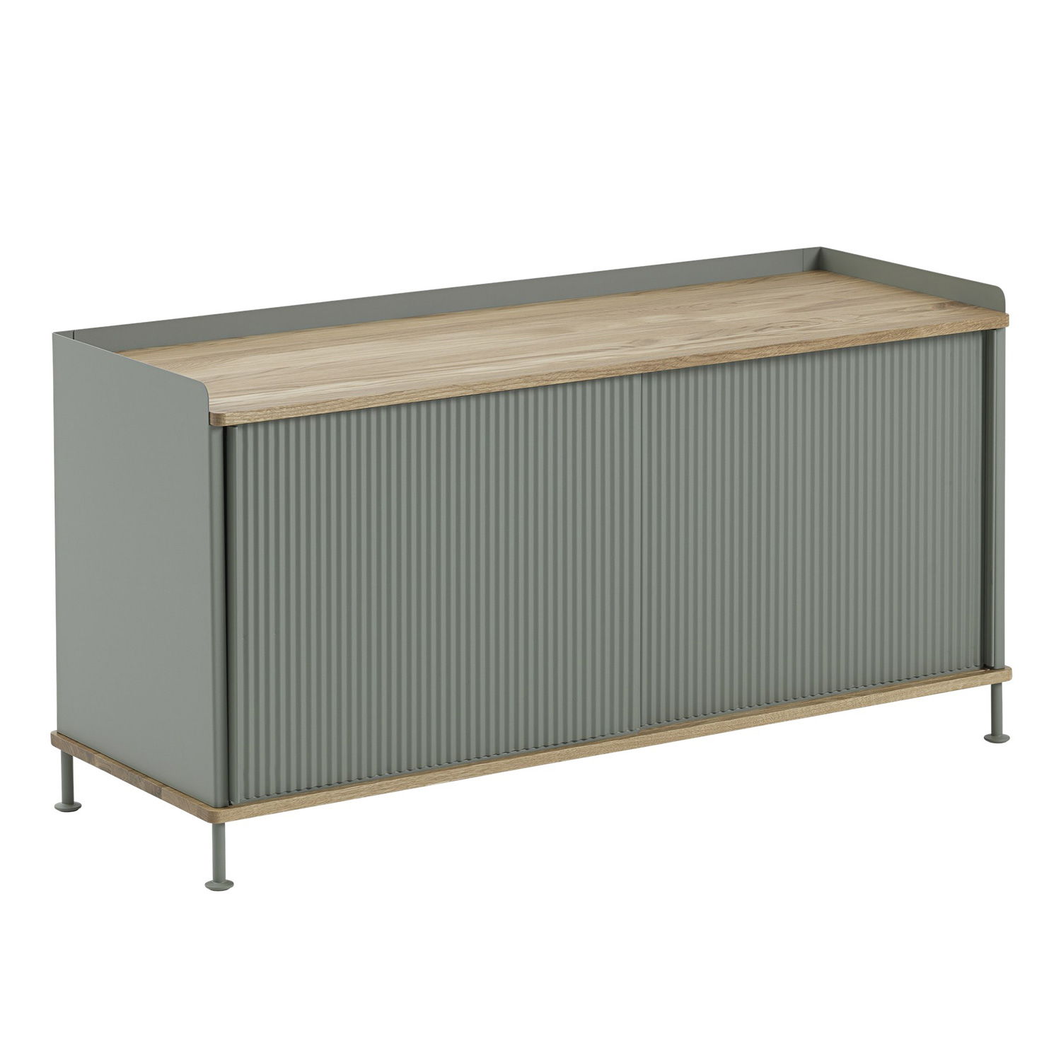 muuto Enfold Sideboard low oak dusty green 99210