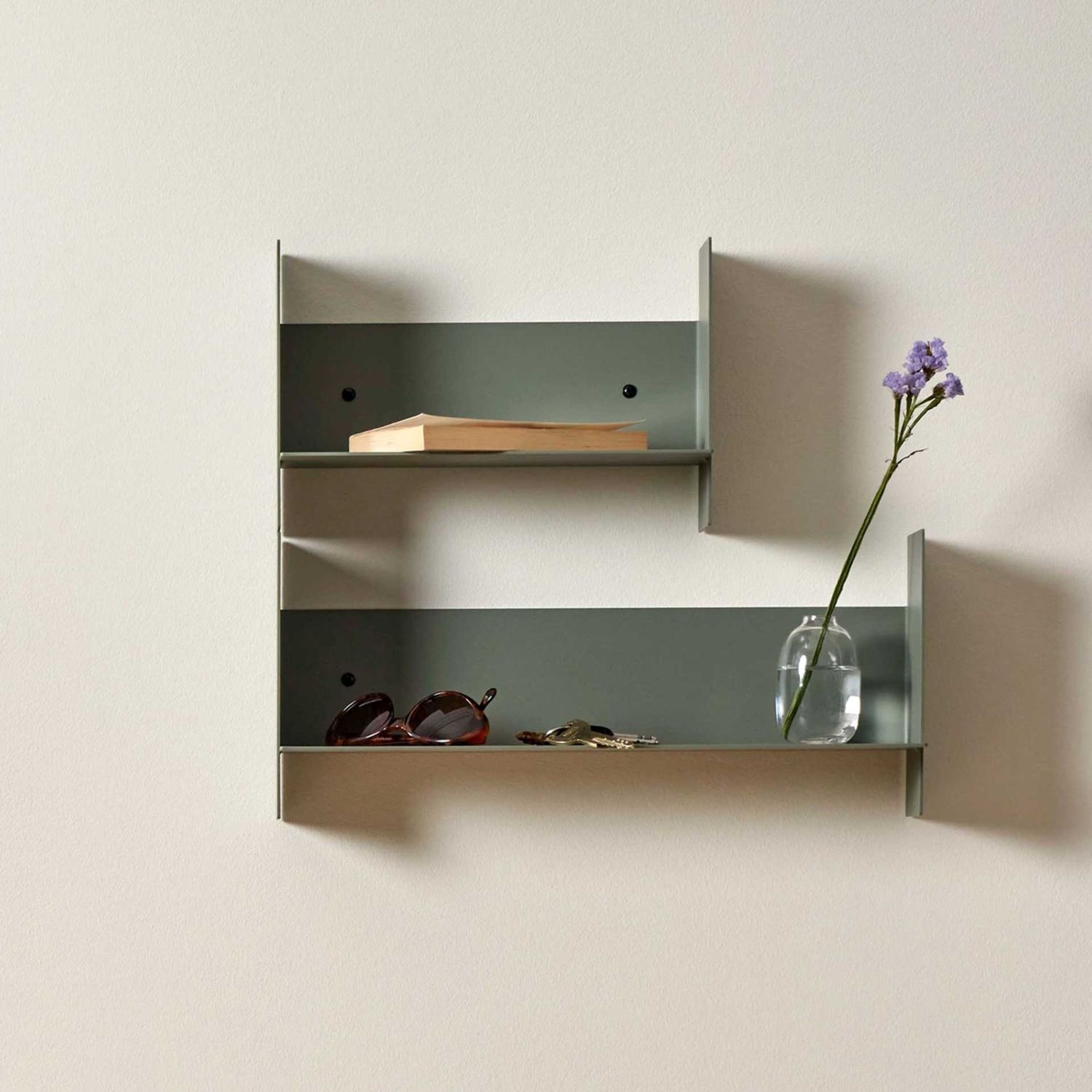 Tiptoe - PLI Wandregal 45 x 15 cm eukalyptusgrau