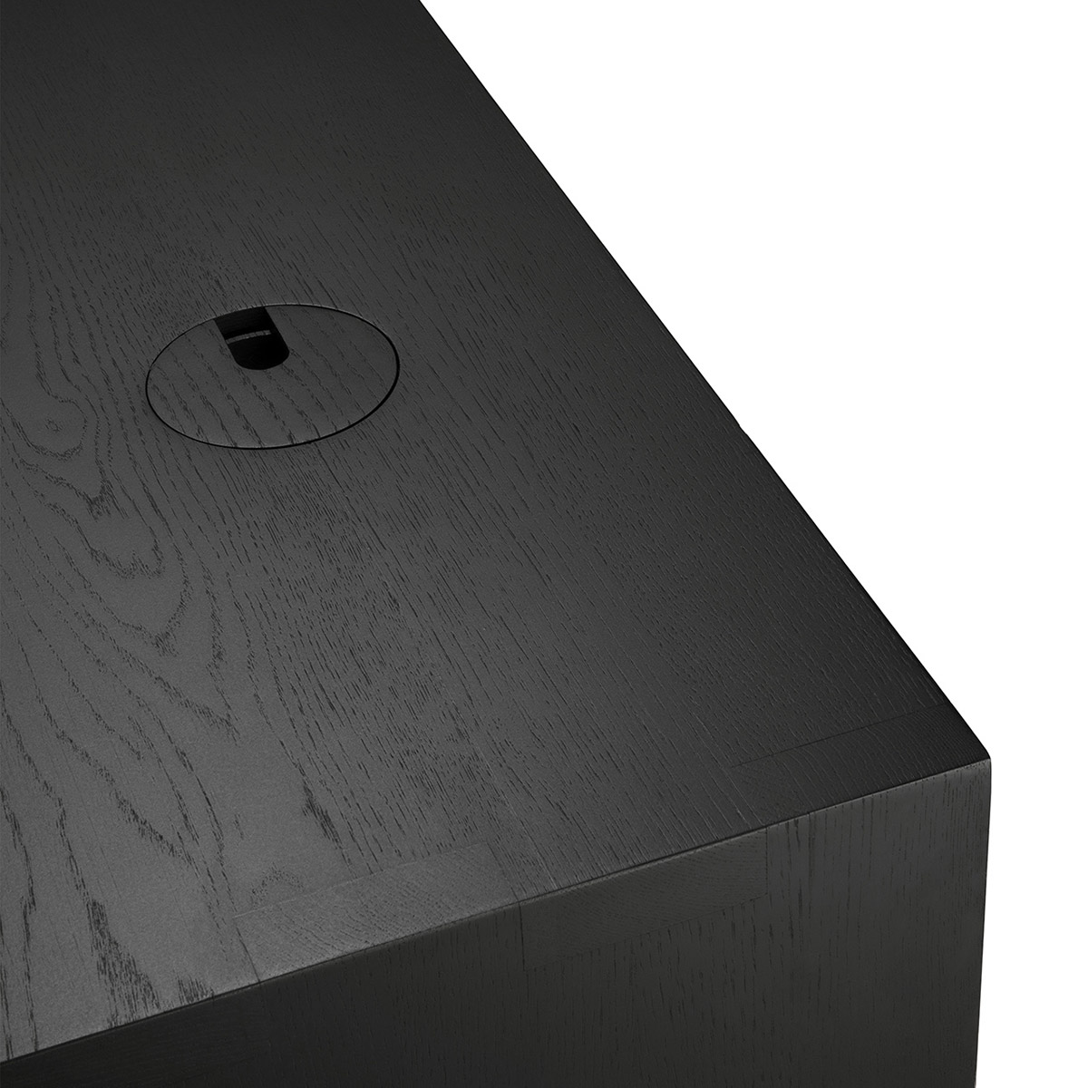 ethnicraft u schreibtisch eicche schwarz kabel 98773