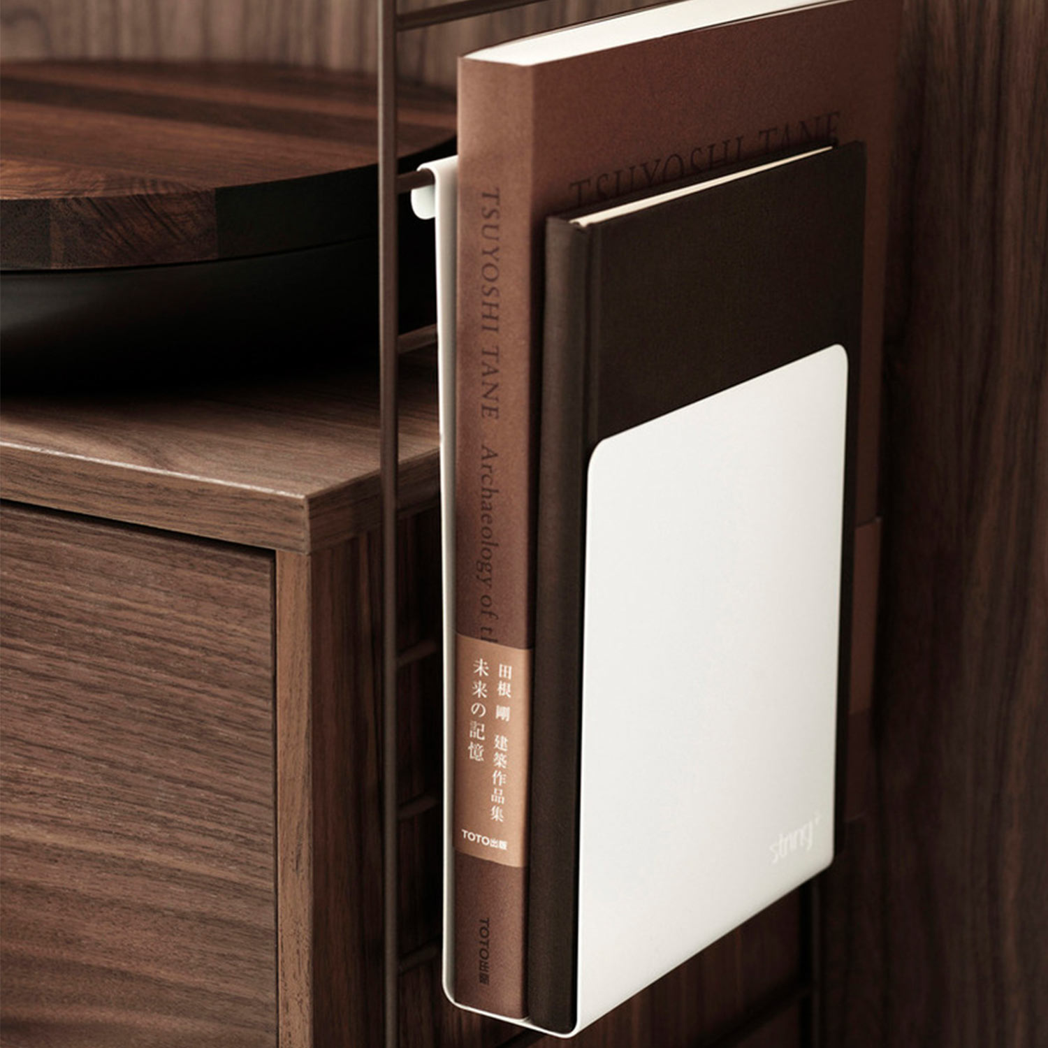 string regalsystem magazinhalterung weiss 63065