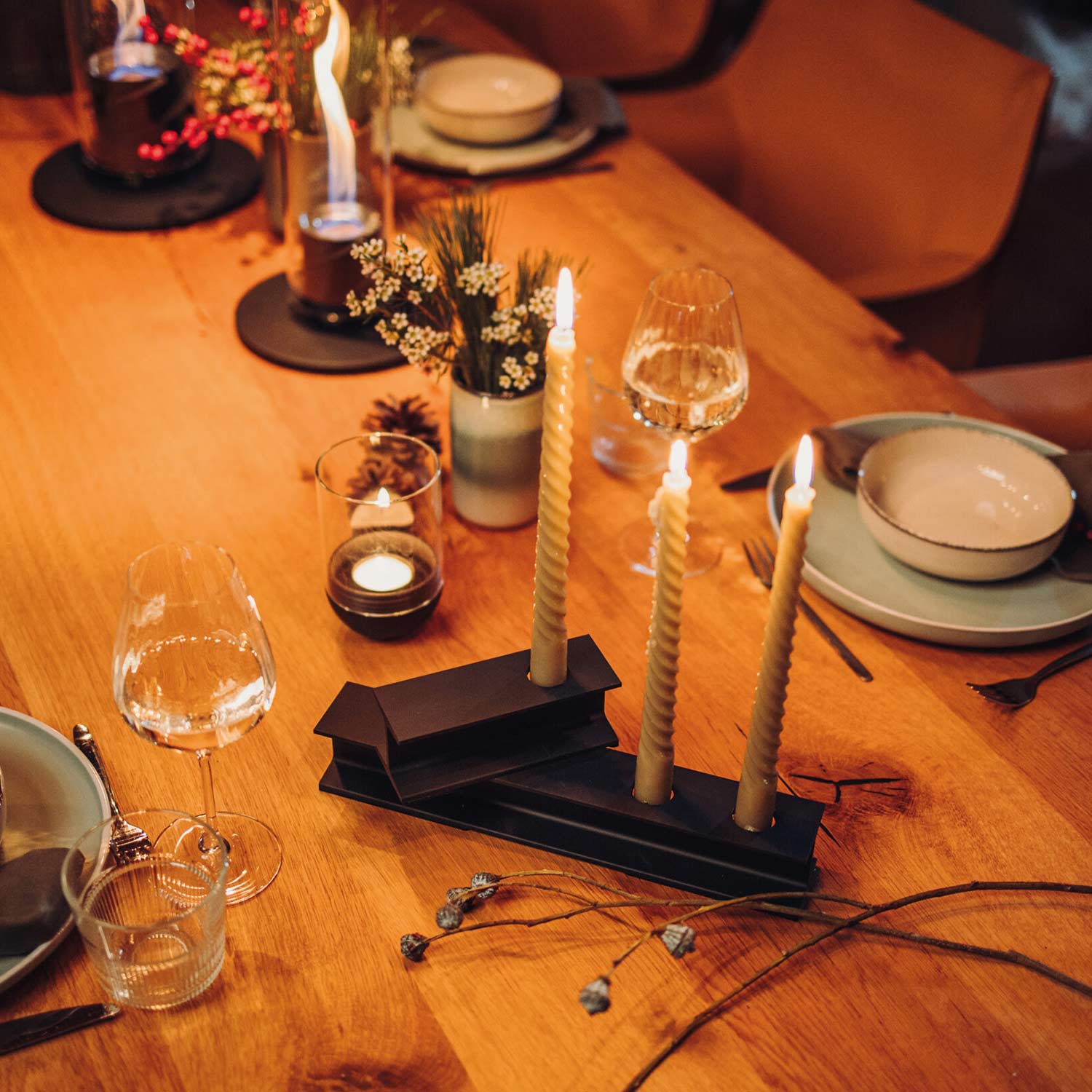 hoefats henry metal I schwarz esstisch ambiente 88950