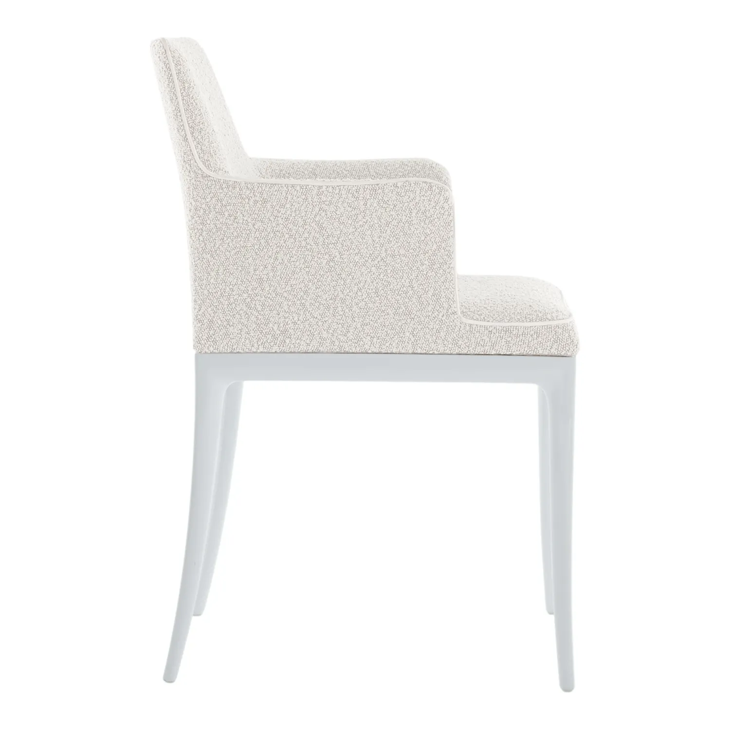 Kartell - Lillybet Kleiner Sessel Bouclè weiß/sand/ecru