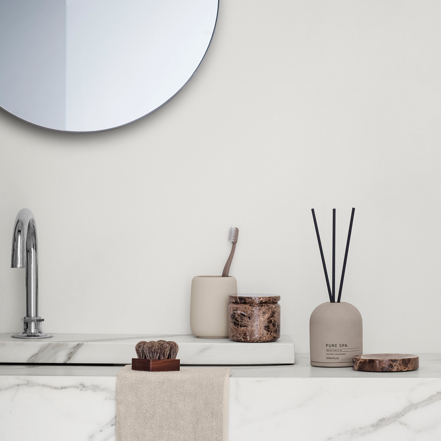 blomus sono Zahnputzbecher moon beam ambiente 81888