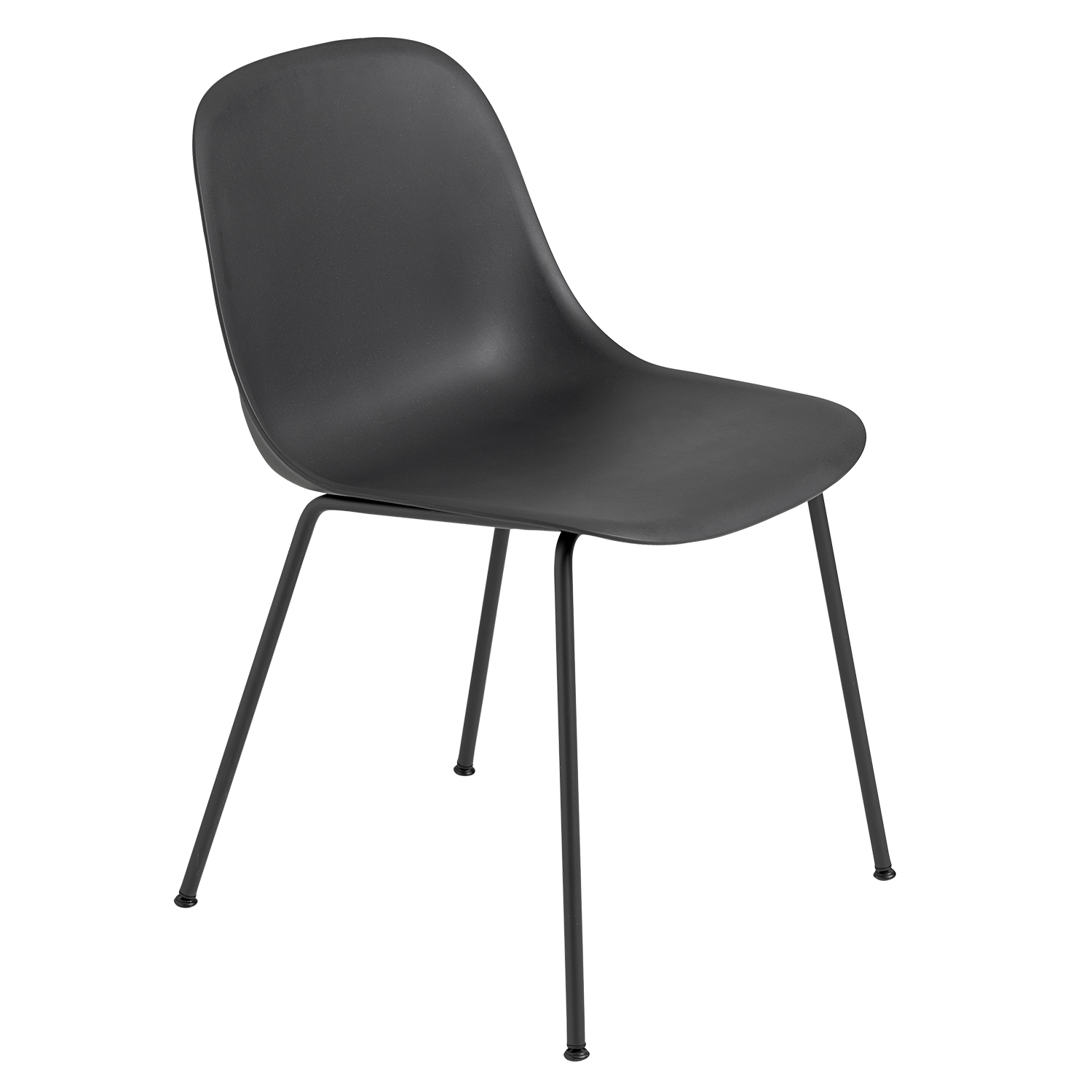 muuto fiber side chair tube schwarz 53833