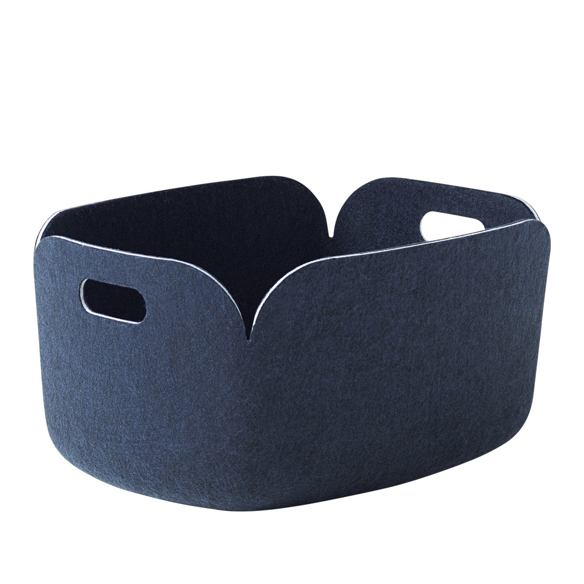 muuto Restore basket midnight blue