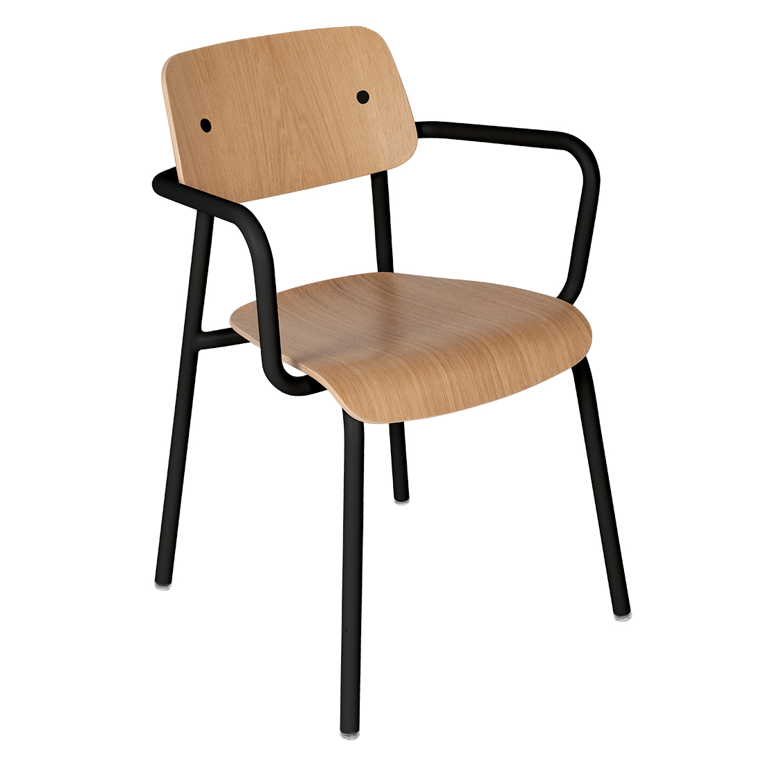 fermob studie sessel eiche lakritze 100090