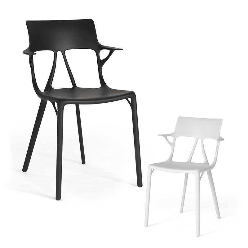 schwarz weiss kartell armlehnen stuhl 50538