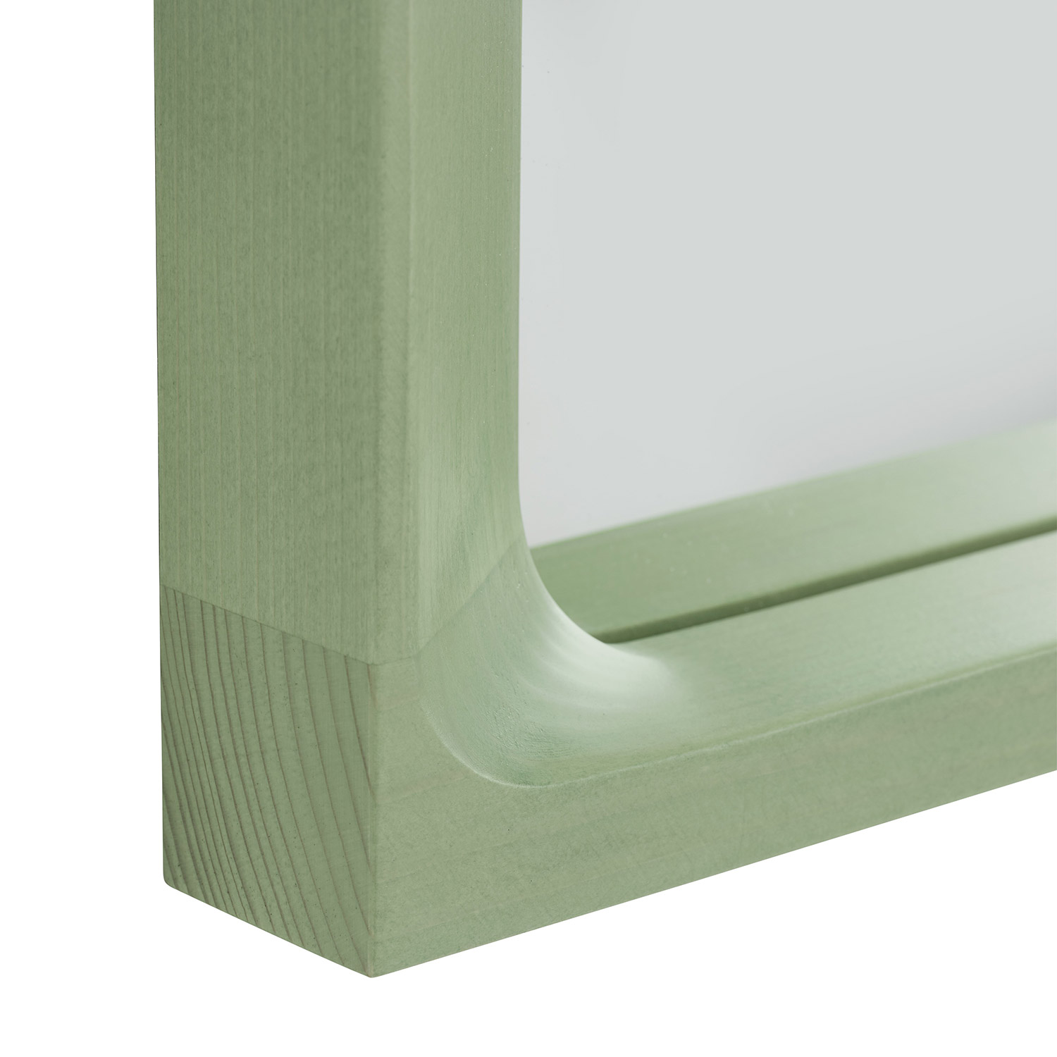 muuto Arced mirror light green detail 99386