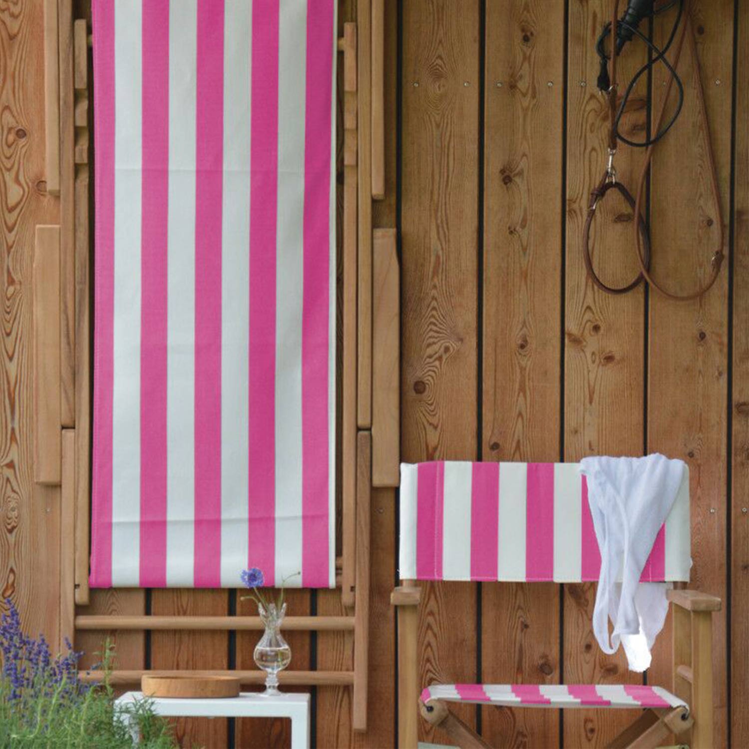 jan kurtz maxx liegestuhl streifen weiss pink 80755