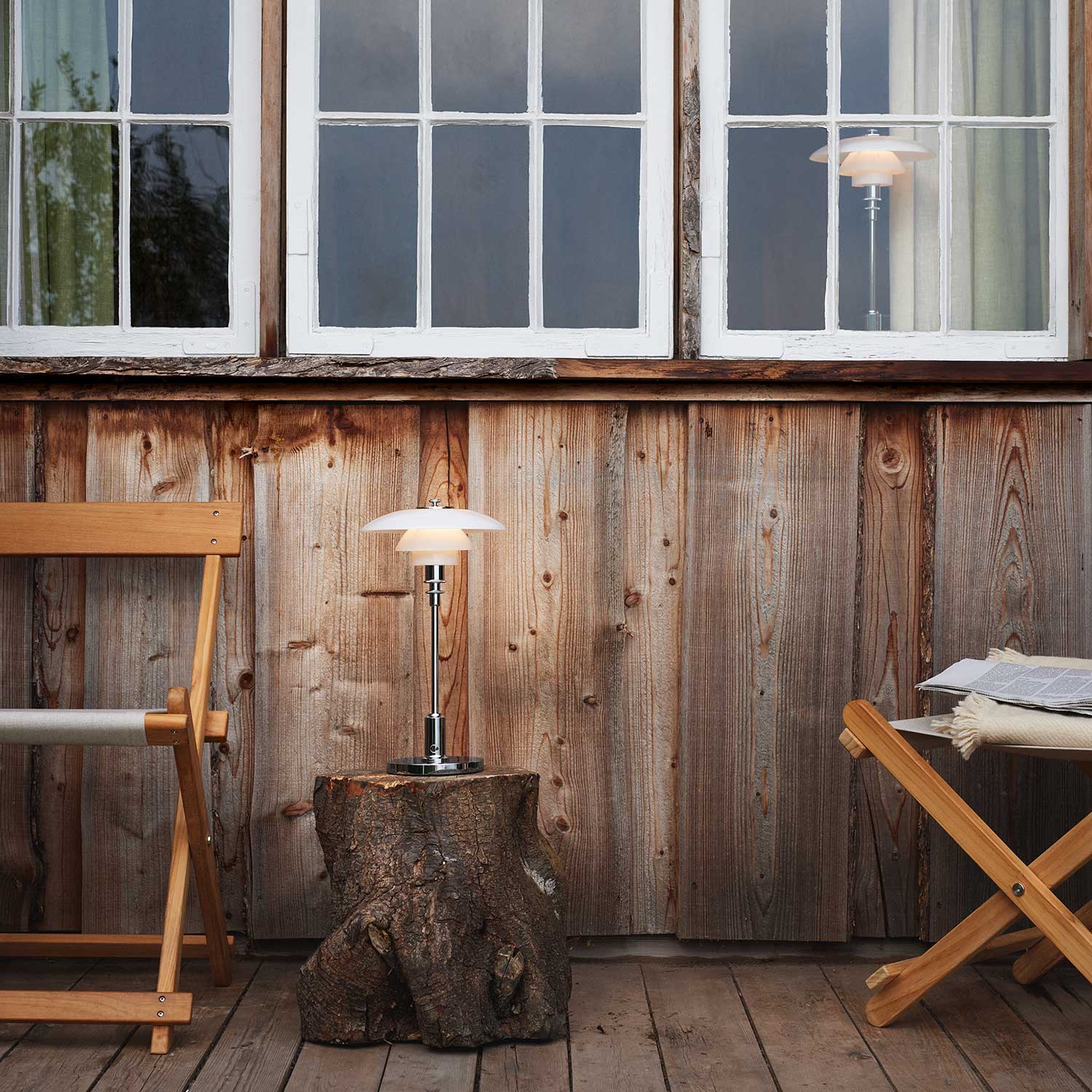 Louis Poulsen PH 2 1 Portable Tischleuchte chrome 106282