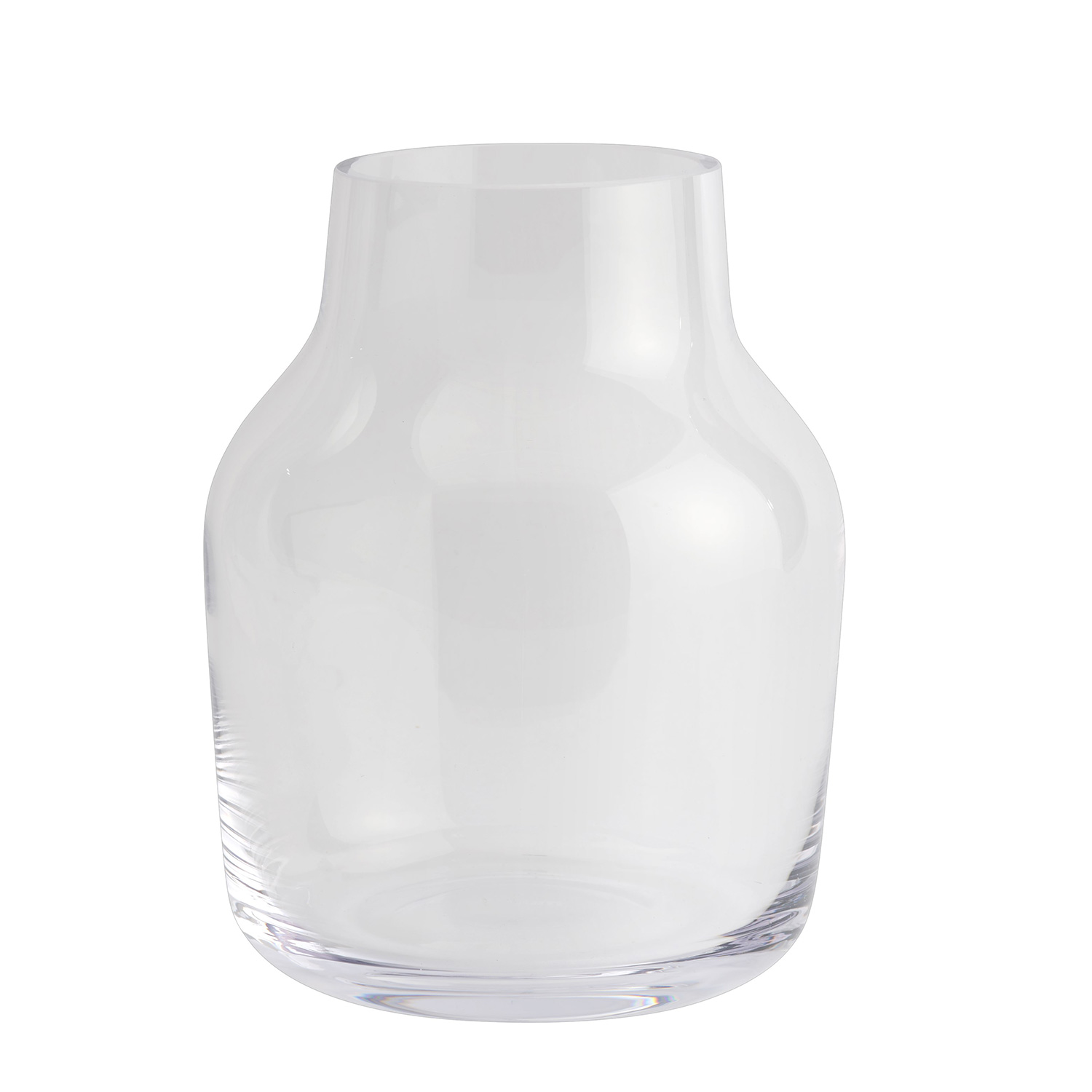 muuto silent vase 15 clear 93768