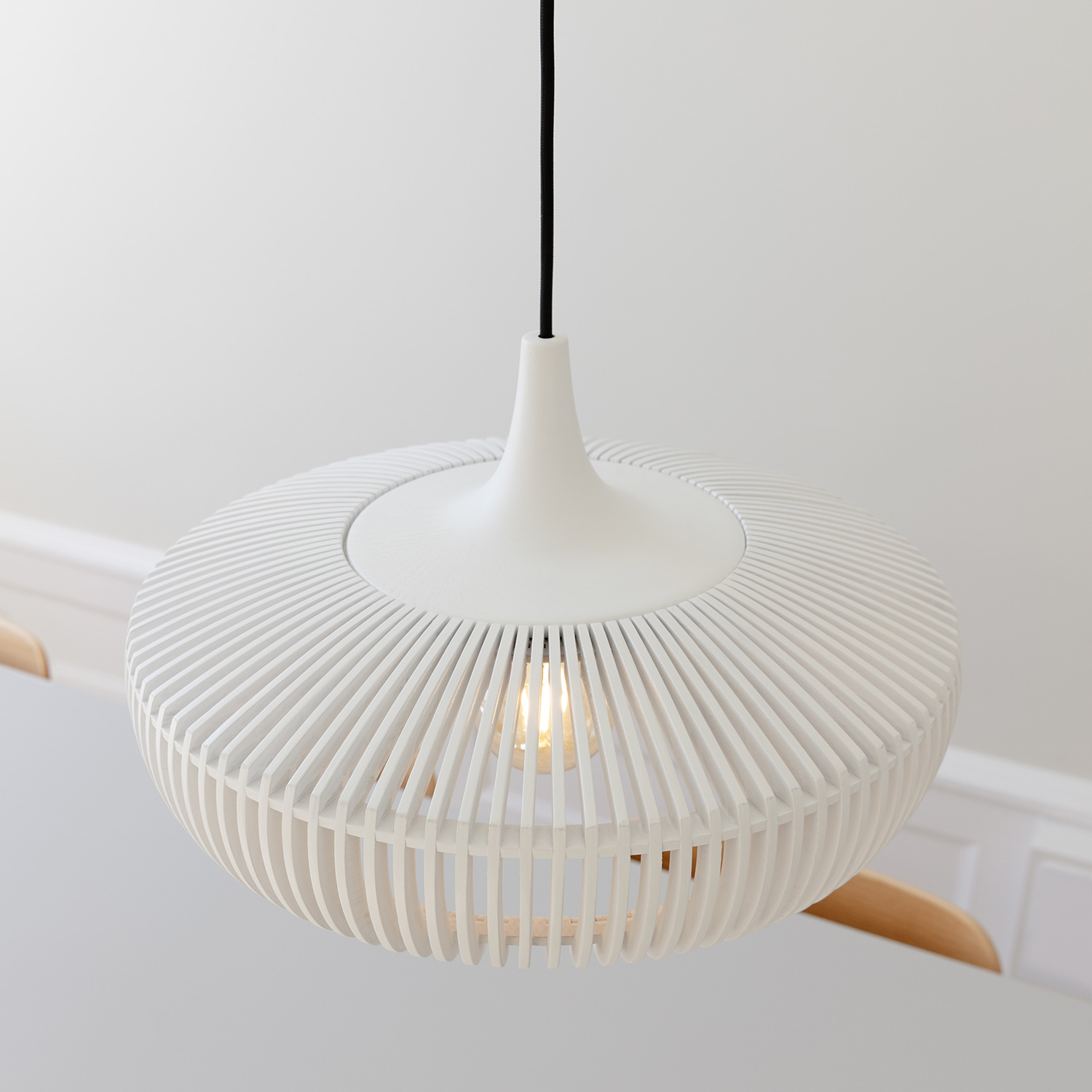 clava dine wood weiss pendelleuchte 99169