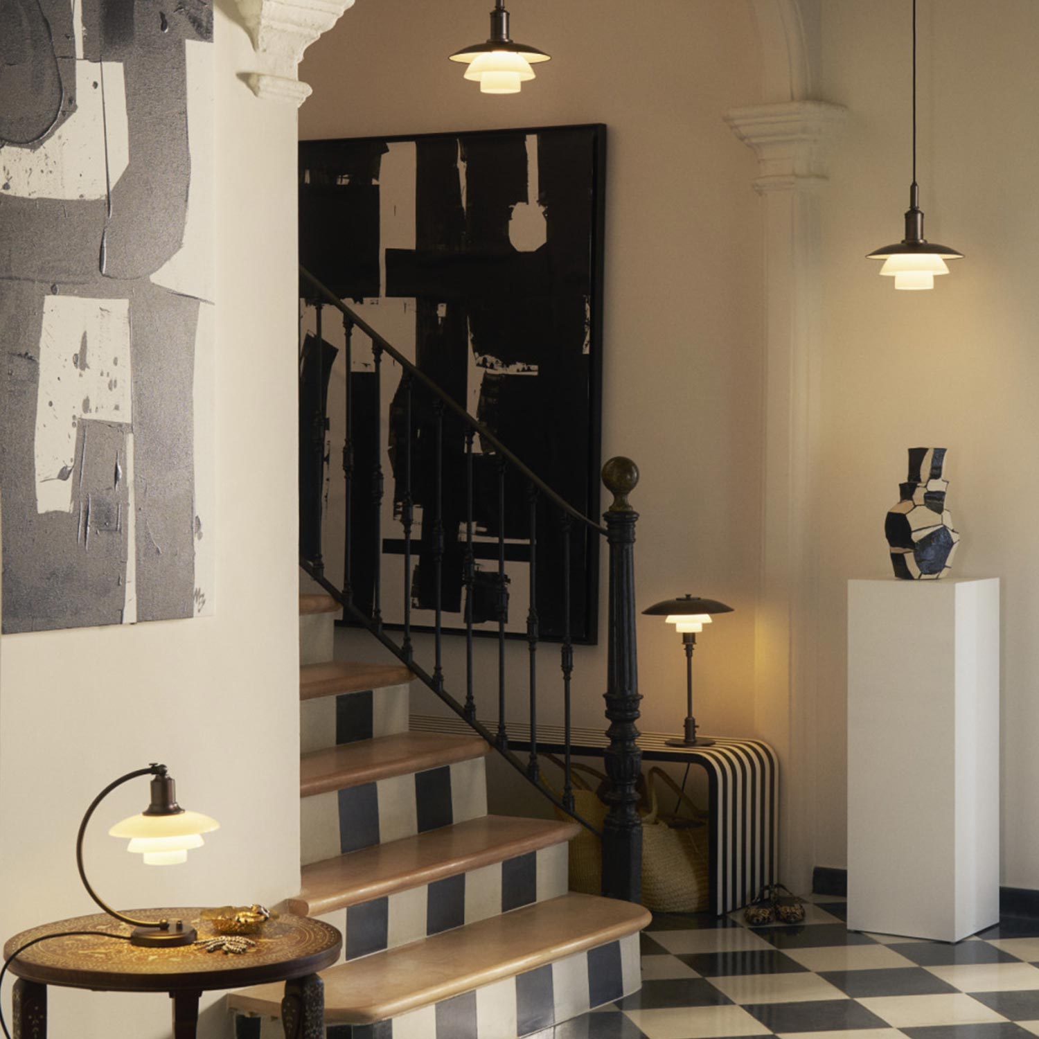 Louis Poulsen - PH 3/3 Pendelleuchte white/Opalglas