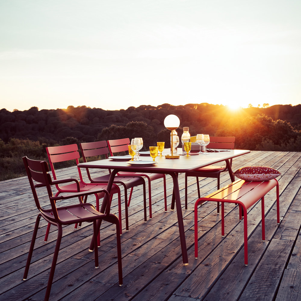 fermob luxembourg tisch sonnenuntergang 64328