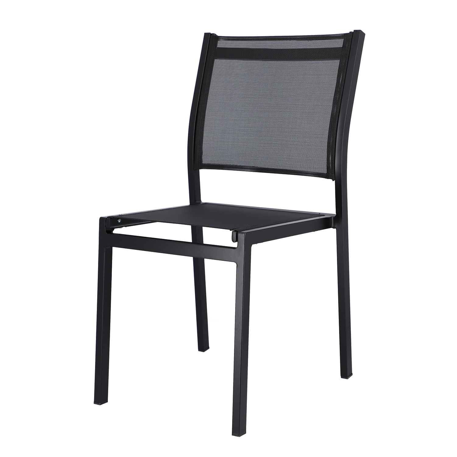 fiam aria stapelstuhl schwarz seitlich 79054