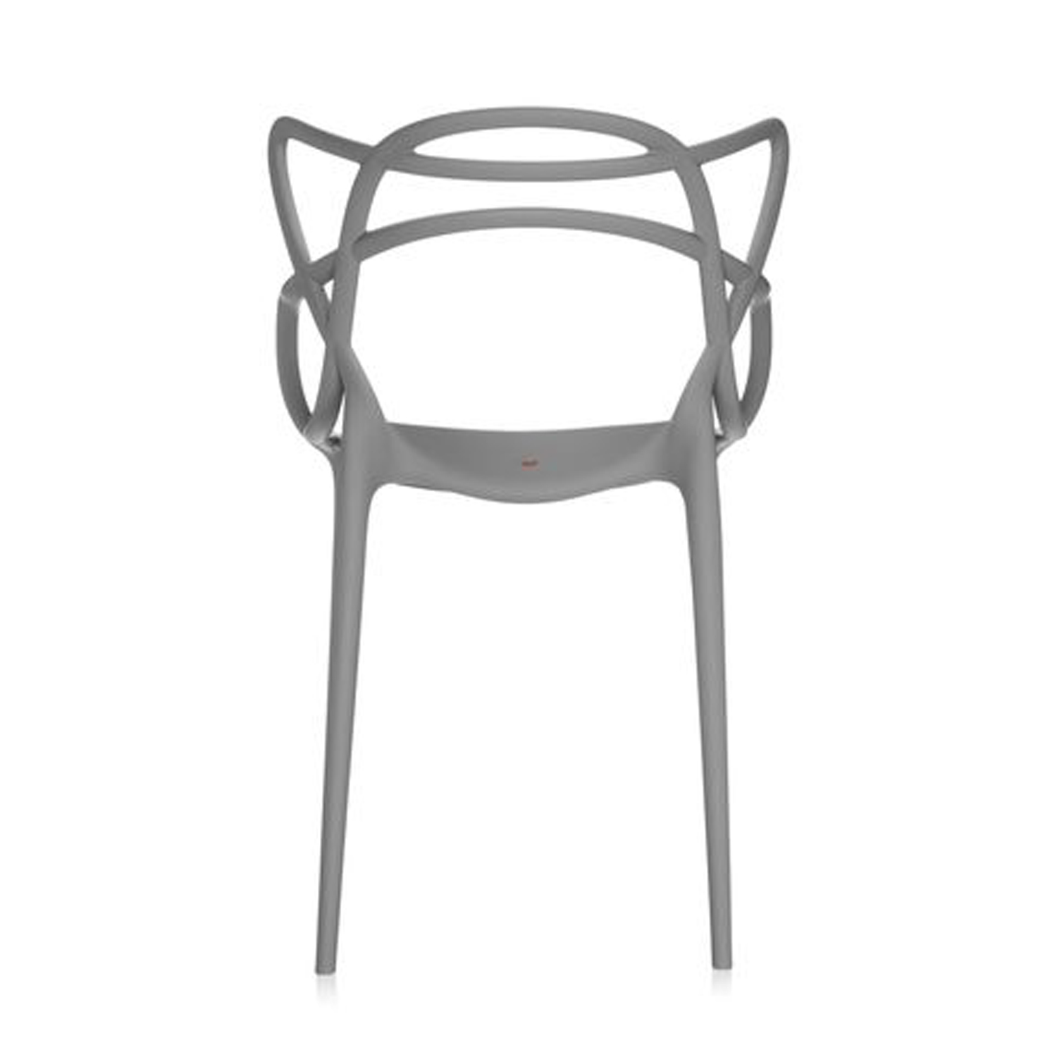 3 Masters Stuhl Kartell hinten grau
