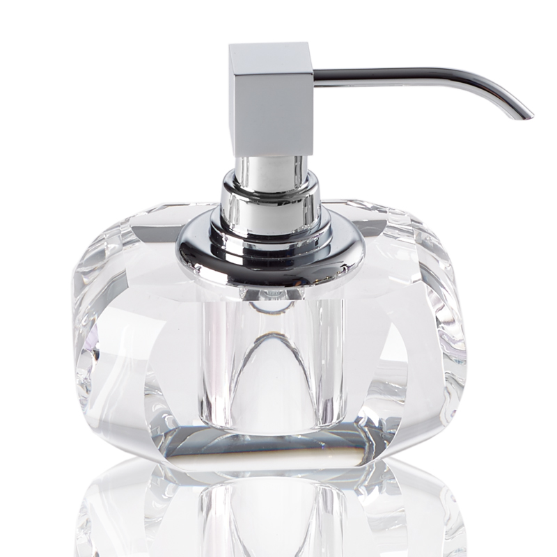 Decor Walther Kristall Seifenspender chrom klar 0924256