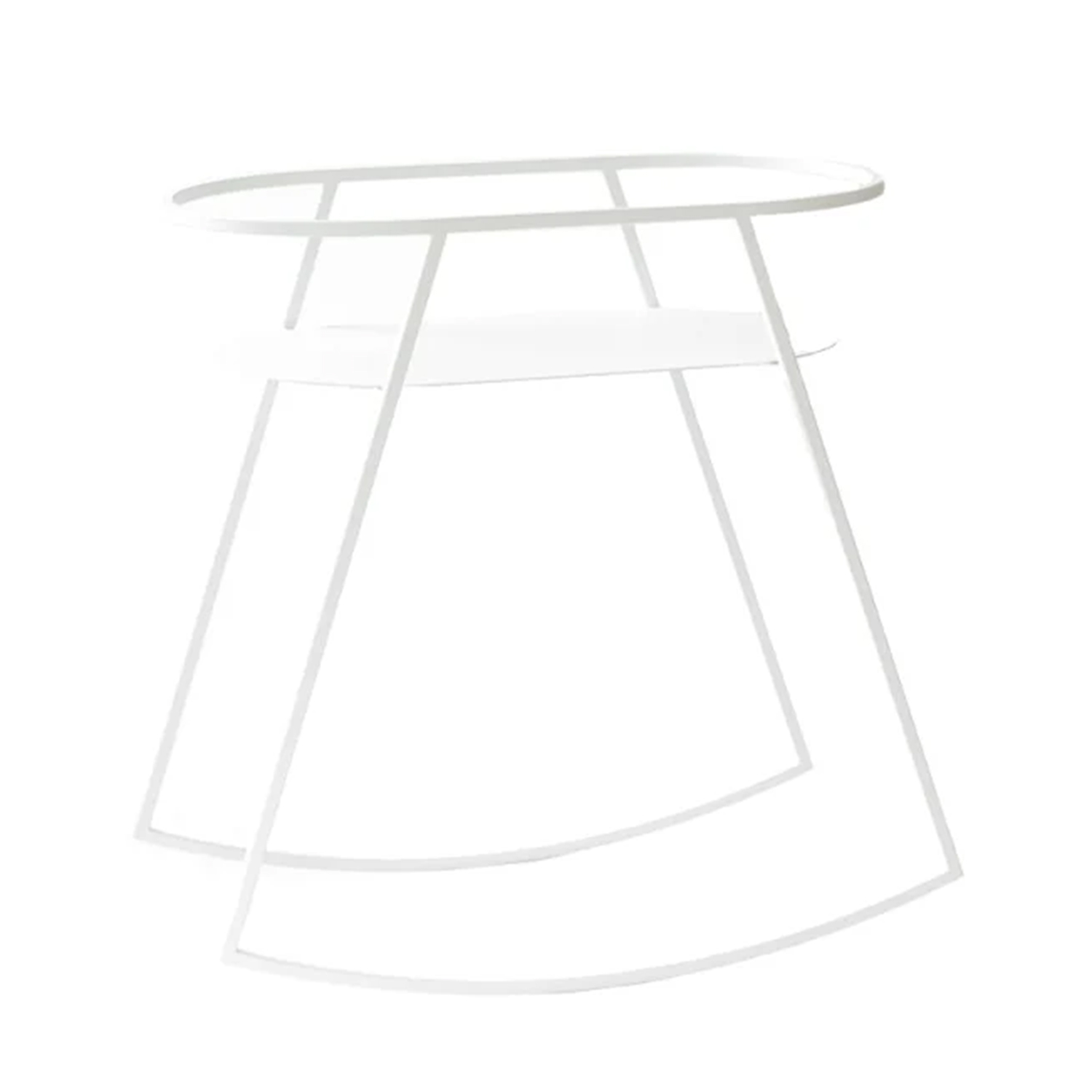 metallbude korsina babywiege weiss 96908