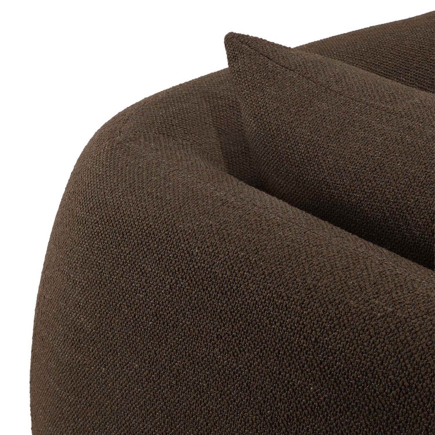Ethnicraft - Figur Sofa 3-Sitzer chocolate