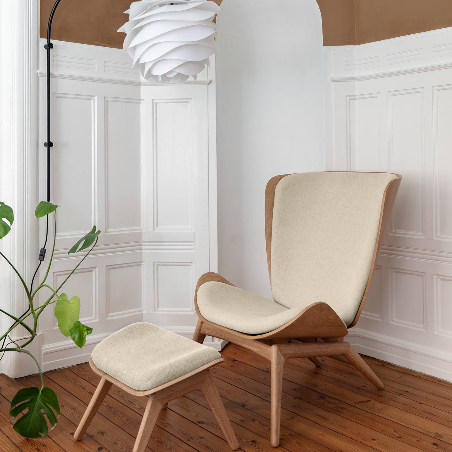 umage the reader plus ottoman eiche hell white sands wohnzimmer 98174