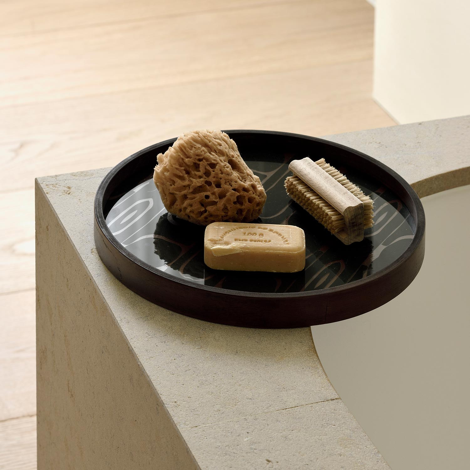 Ethnicraft - Second Nature Tablett rund S