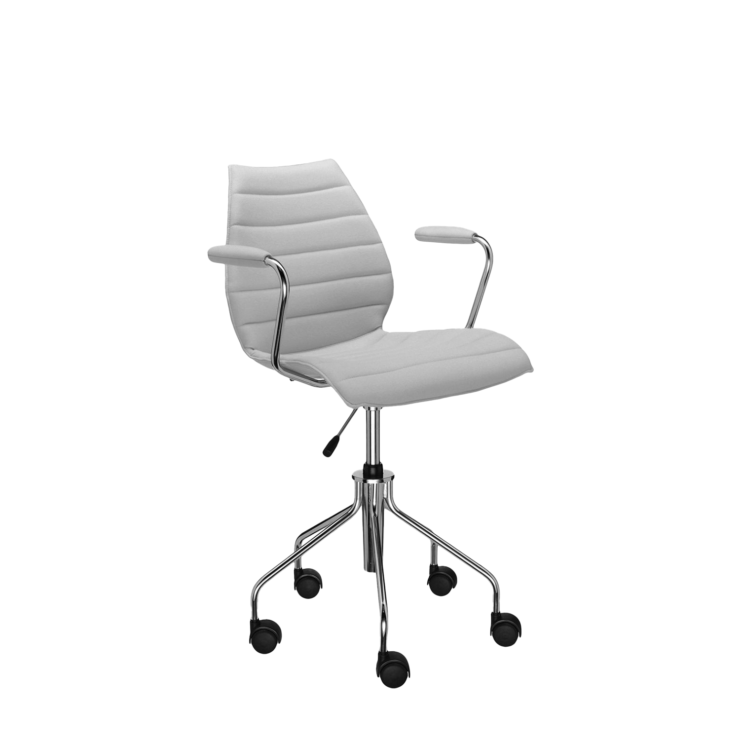 Kartell - Maui Soft Drehstuhl trevira beige