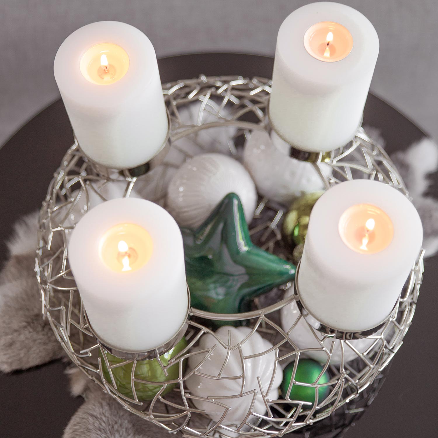 draufsicht milano adventskranz 84831